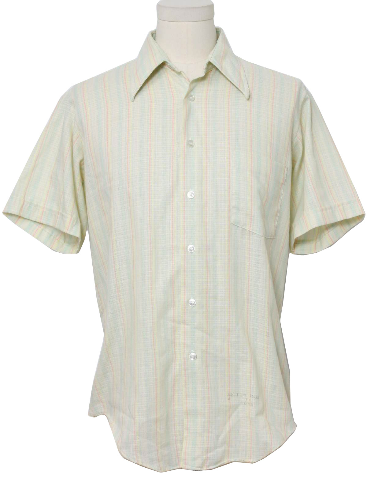 Retro 1970's Shirt (KMart) : 70s -KMart- Mens white background, and ...