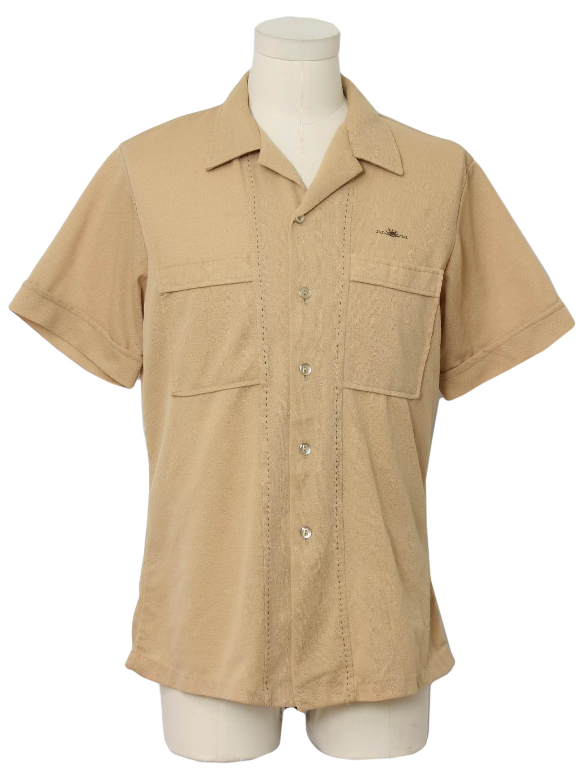 mens nylon short sleeve shirts