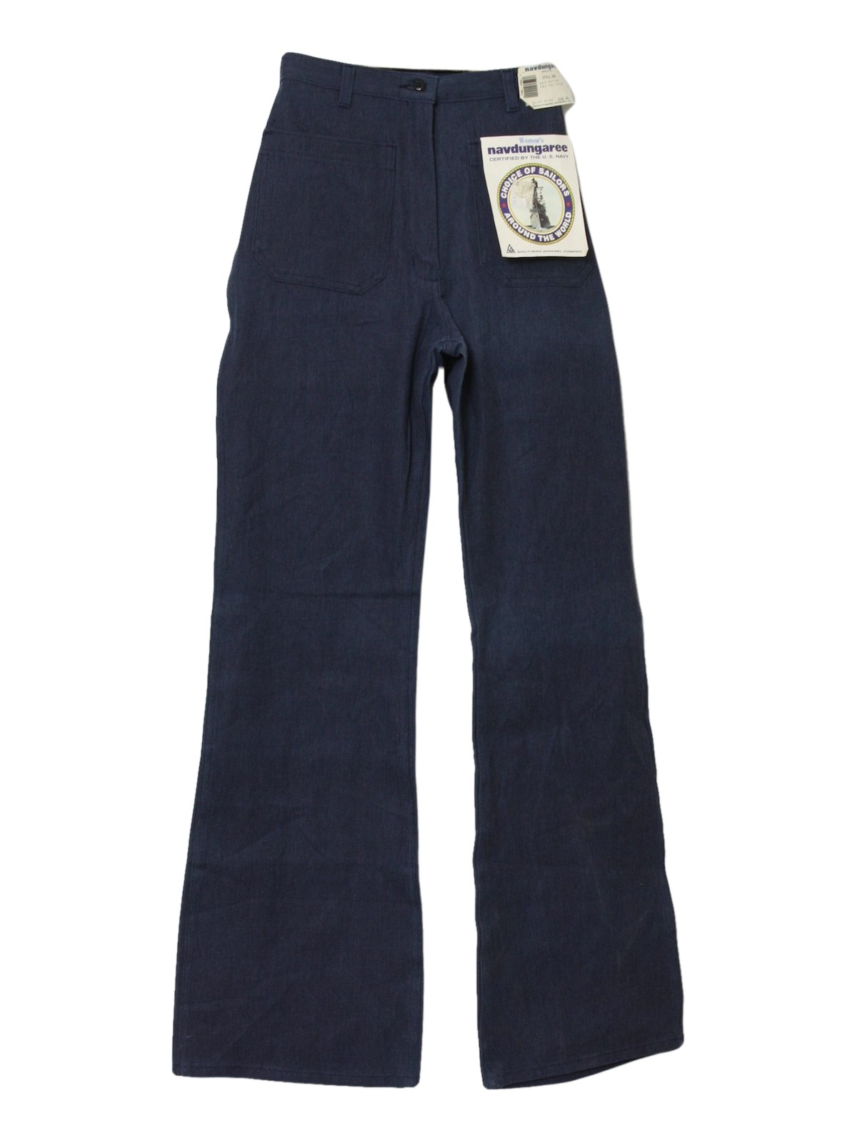 1980's Vintage Navdungaree Bellbottom Pants: 80s -Navdungaree- Womens ...