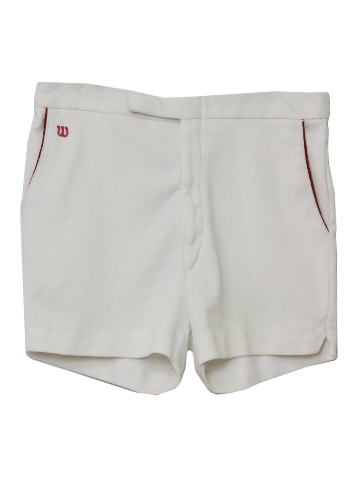 Retro Seventies Shorts: 70s -Wilson Tennis Apparel- Mens white ...