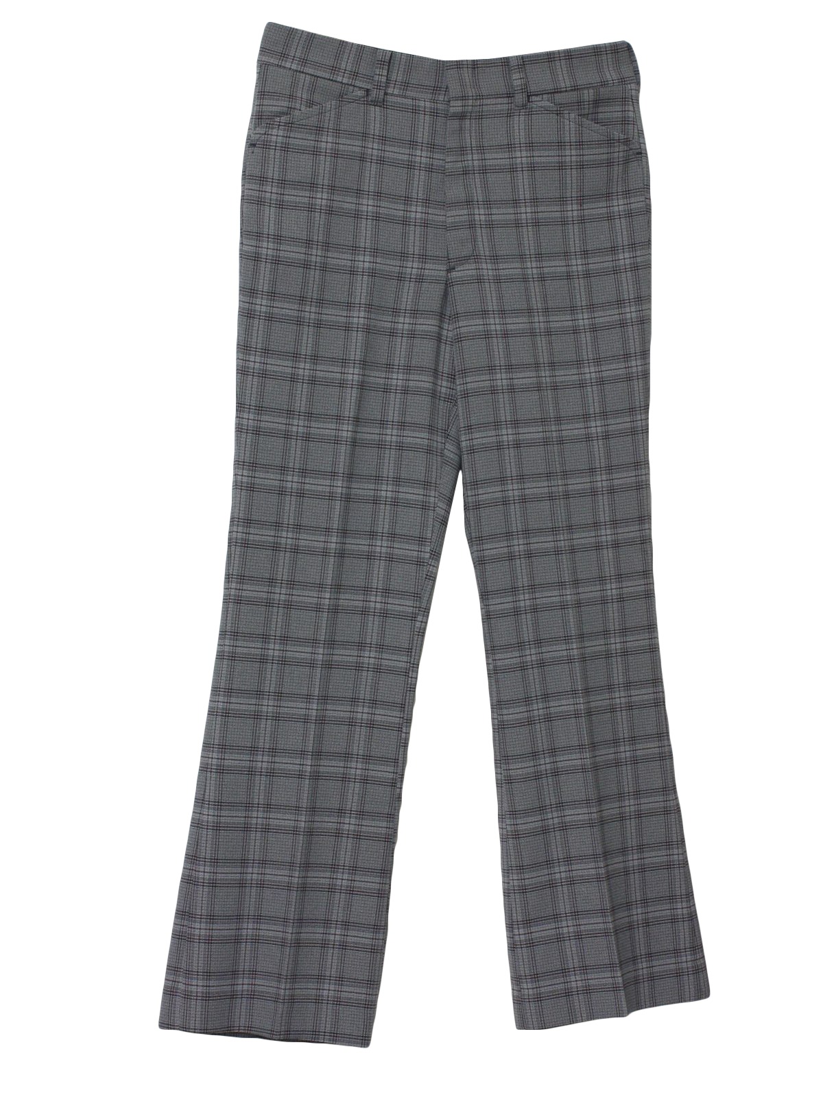 70's Vintage Pants: 70s -Farah- Mens Grey, burgundy, and light grey ...