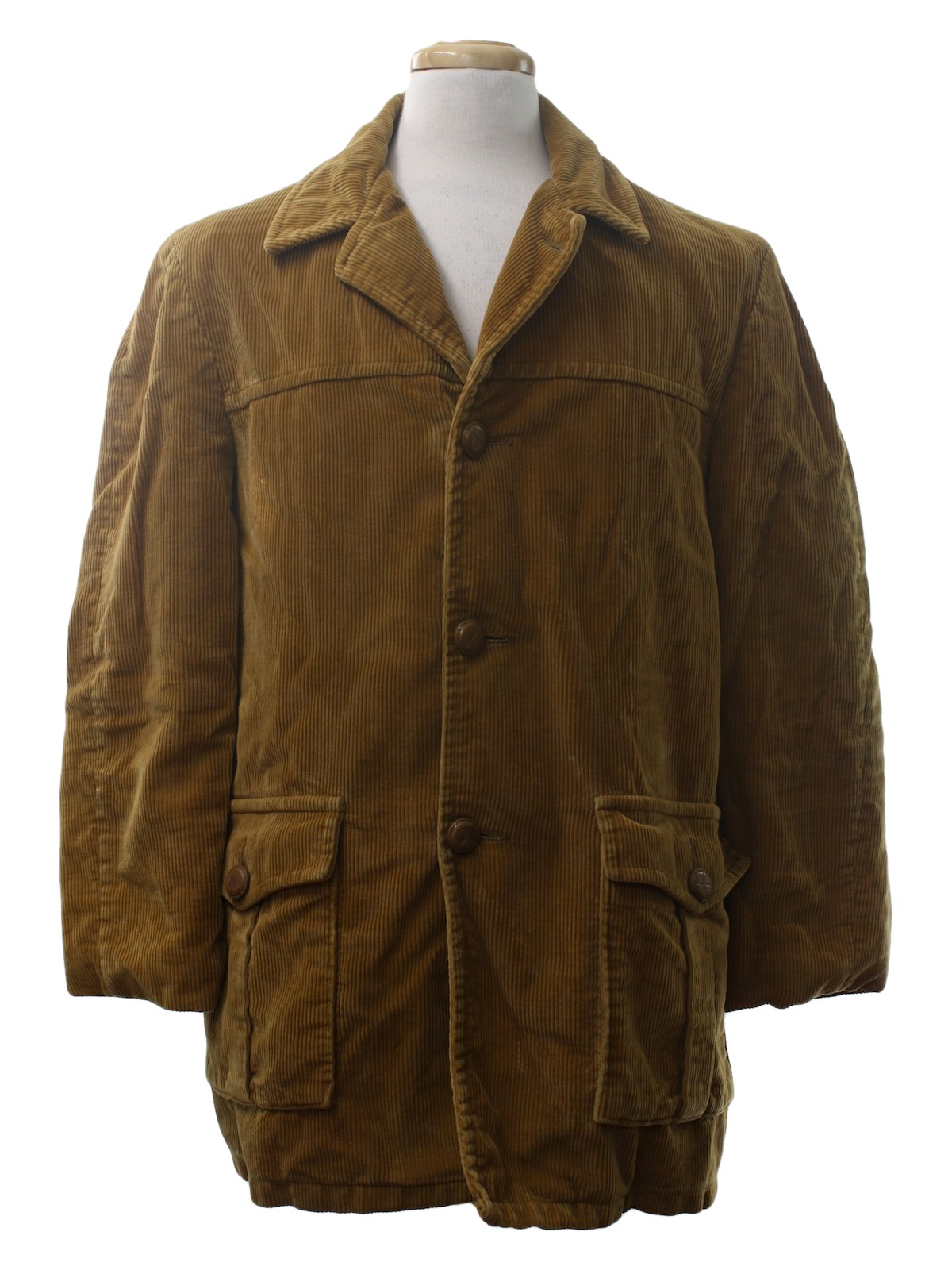 Vintage Montgomery Ward 70's Jacket: 70s -Montgomery Ward- Mens golden ...