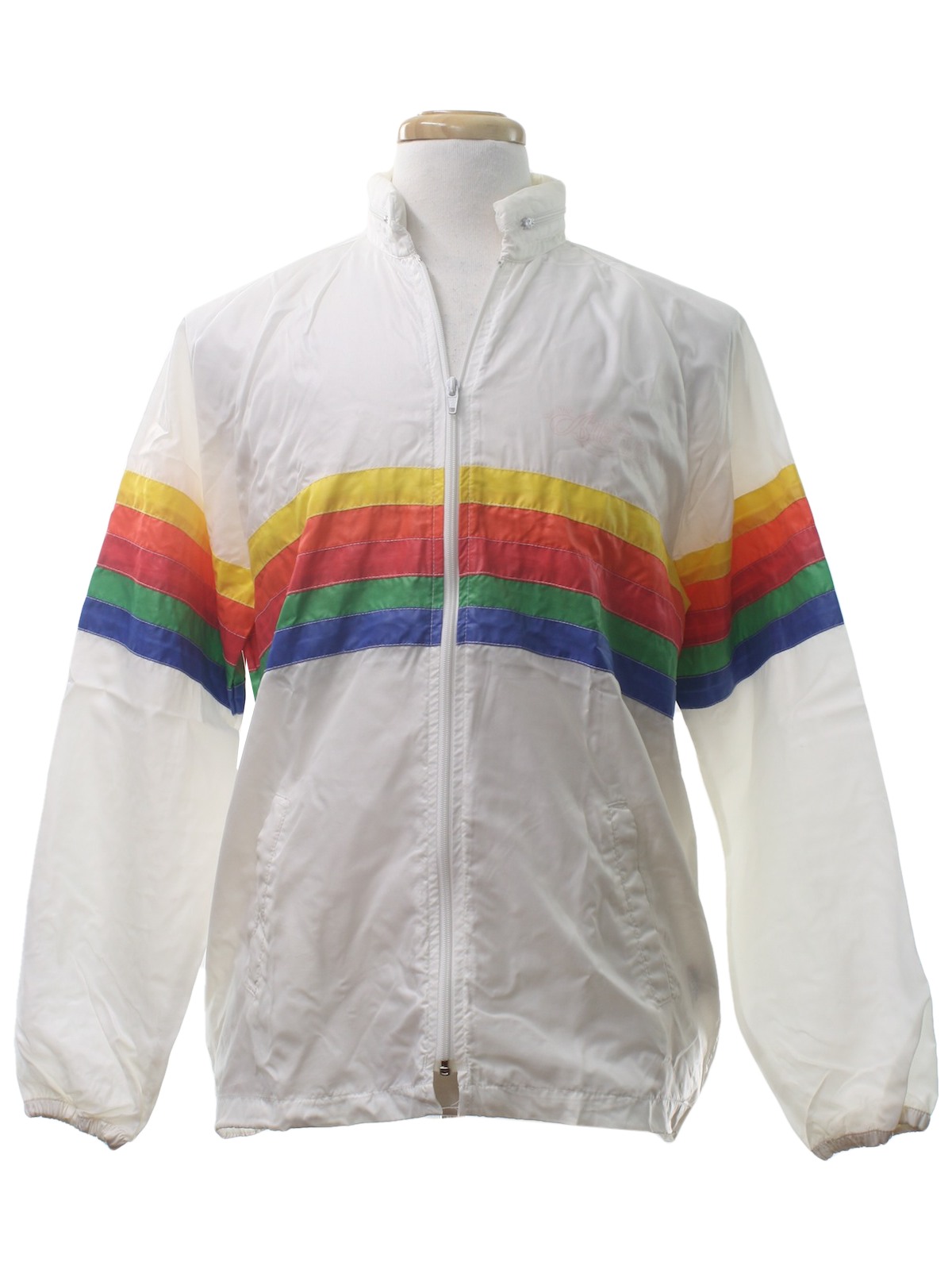 Vintage 1980's Jacket 80s Sherry Unisex white