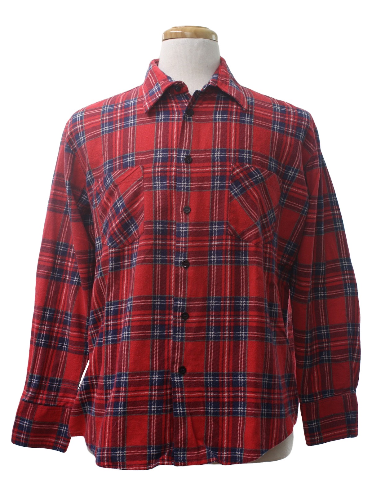 90s Shirt (Highlander Flannel): 90s -Highlander Flannel- Mens red ...