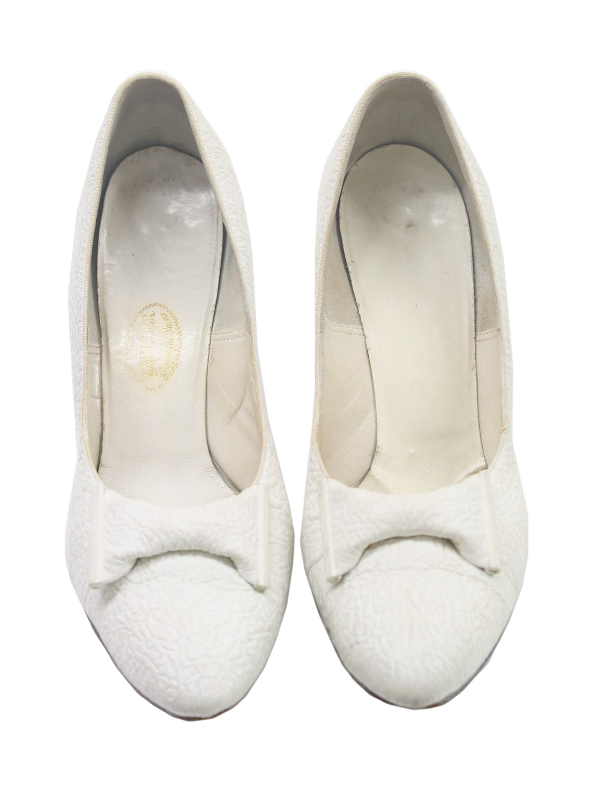 1950s white shoes - Gem