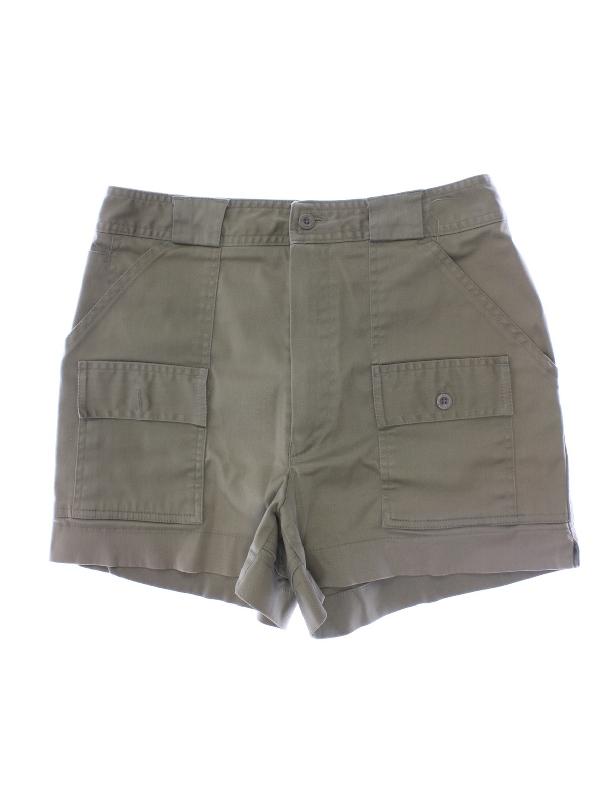 90s Shorts (LL Bean): 90s -LL Bean- Womens khaki tan background cotton ...