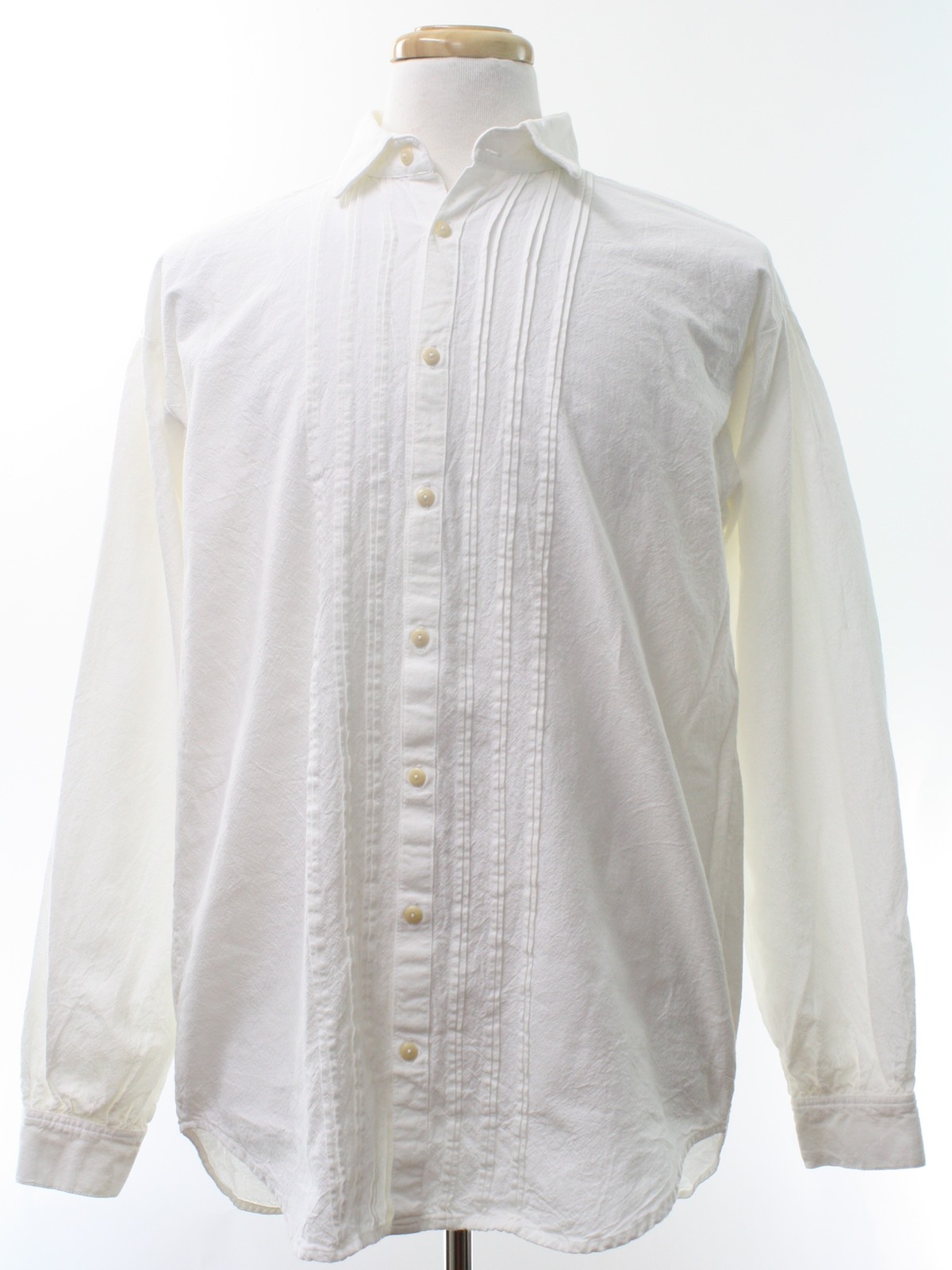 1980&#039;s Retro Shirt: 90s -Arrange- Mens white background cotton poet