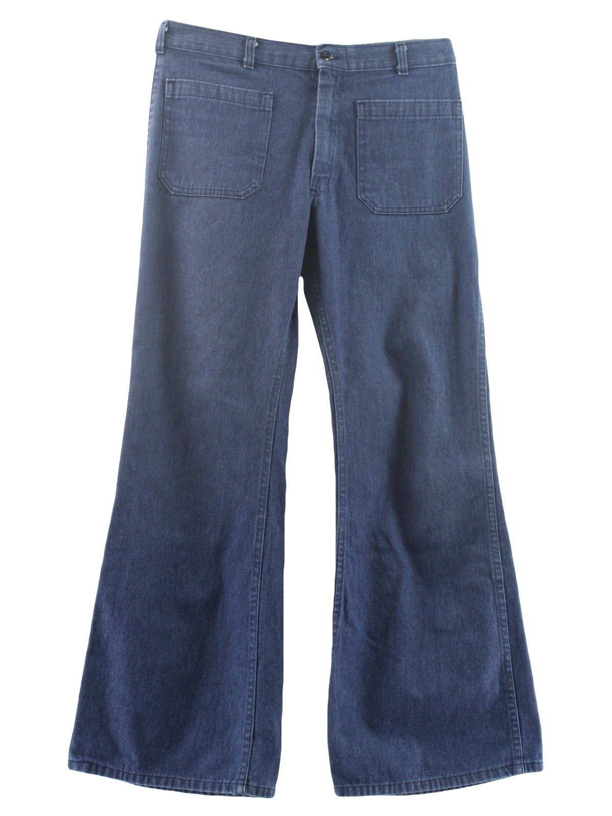 Navdungaree 1970s Vintage Bellbottom Pants: 70s -Navdungaree- Mens dark ...