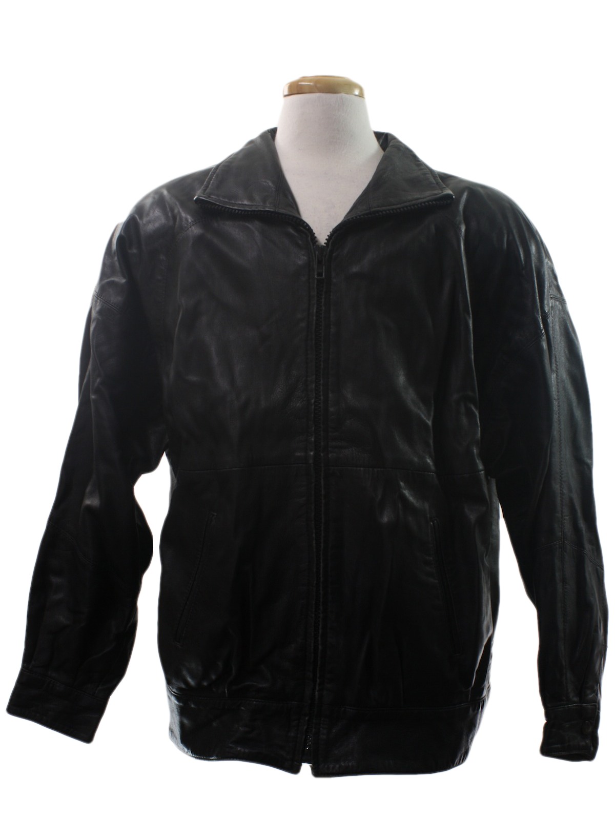 Retro 80s Leather Jacket (Marc by Andrew Marc) : 80s -Marc by Andrew ...
