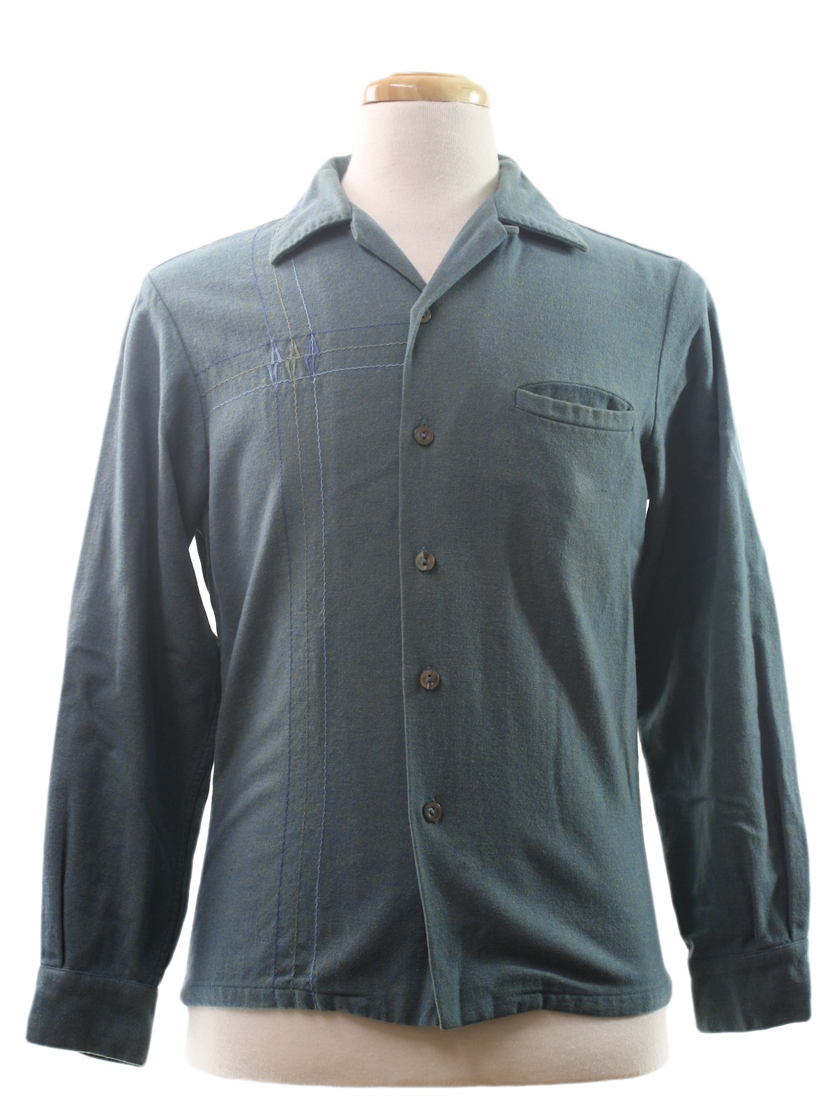 Retro Sixties Shirt: Early 60s -Sportsman by Cal-Made- Mens heather ...