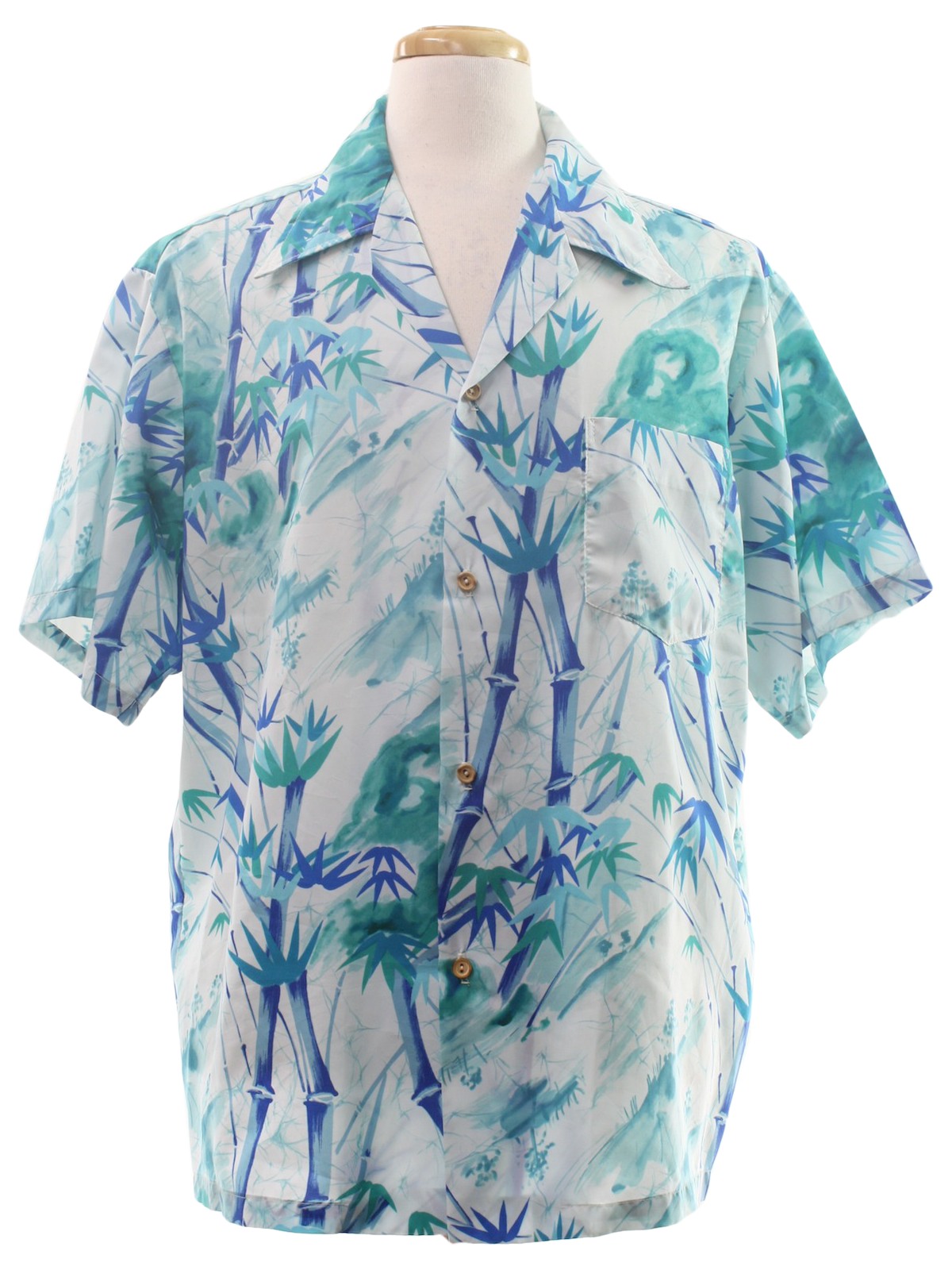 Vintage Made in Hawaii 70's Hawaiian Shirt: 70s -Made in Hawaii- Mens ...