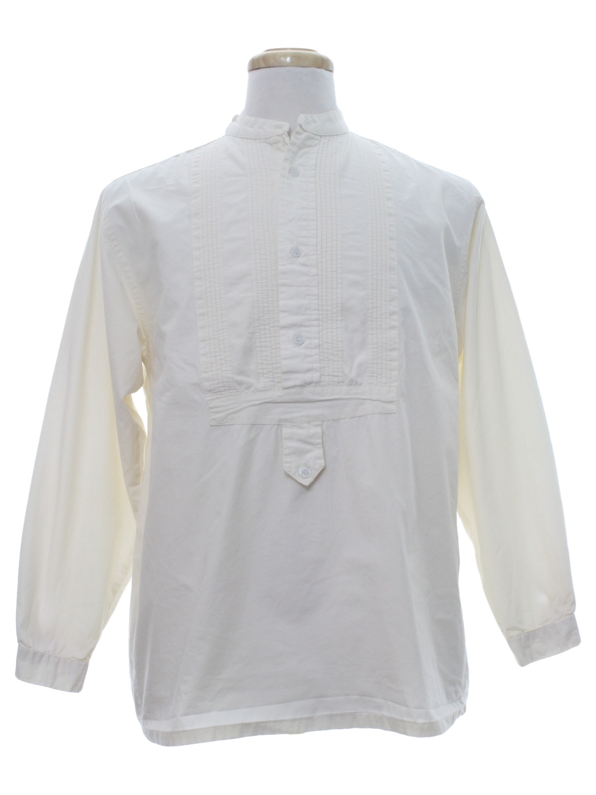 Western Shirt: Pre 1920s Style -Wah Maker- Mens off white background ...
