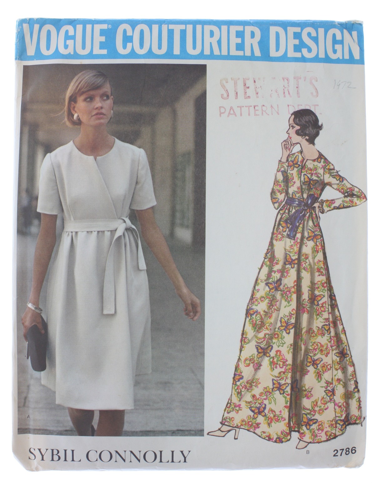 70s Sewing Pattern: 70s -Vogue Couturier Design Sybil Connolly Pattern ...