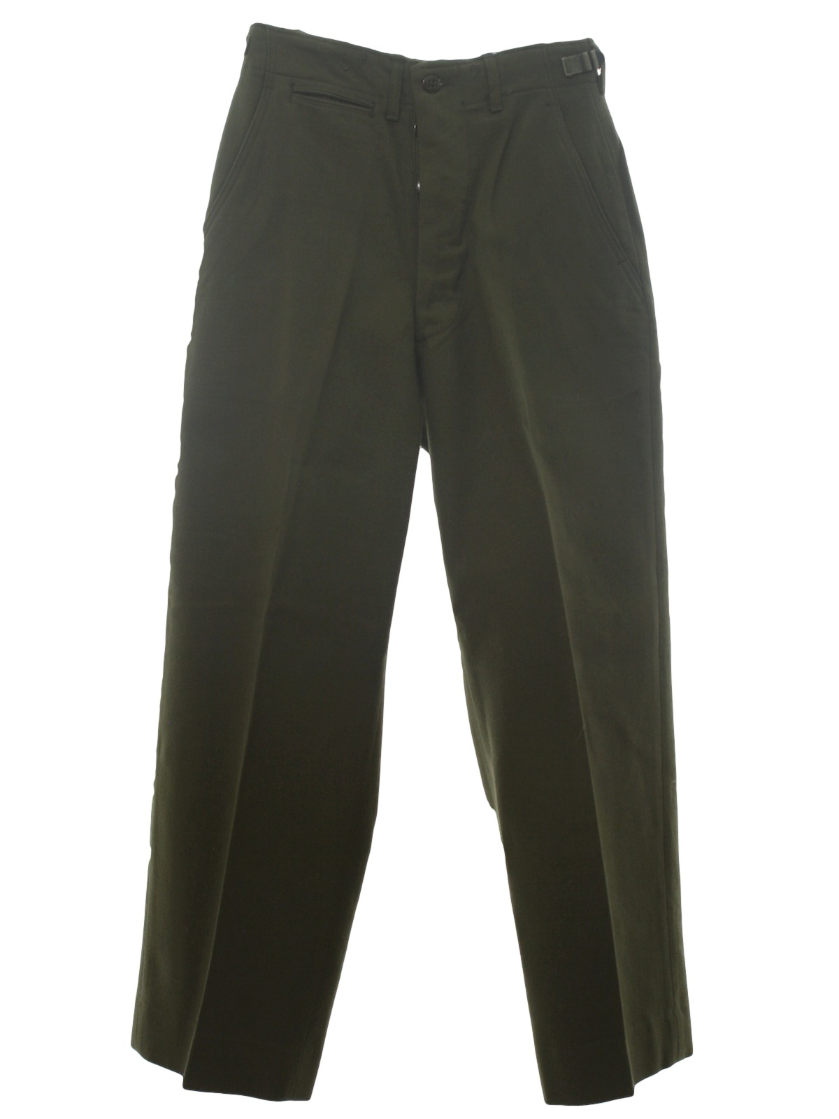 1940's Pants (US Army Issue): 40s -US Army Issue- Mens olive drab ...