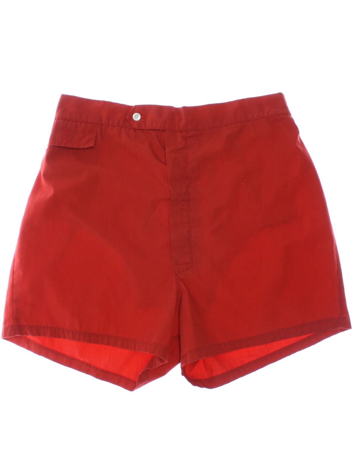1960s Vintage Swimsuit/Swimwear: 60s -California Swimwear- Mens red ...