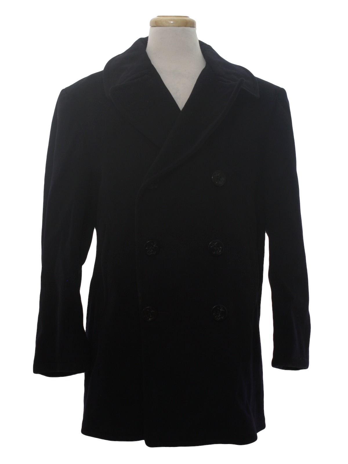 60's Pembroke Inc. Jacket: 60s -Pembroke Inc.- Mens midnight blue wool ...