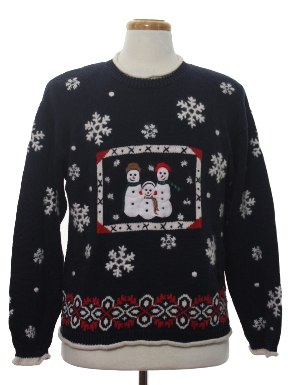 Ugly Christmas Sweater: -Christopher and Banks- Unisex navy blue ...