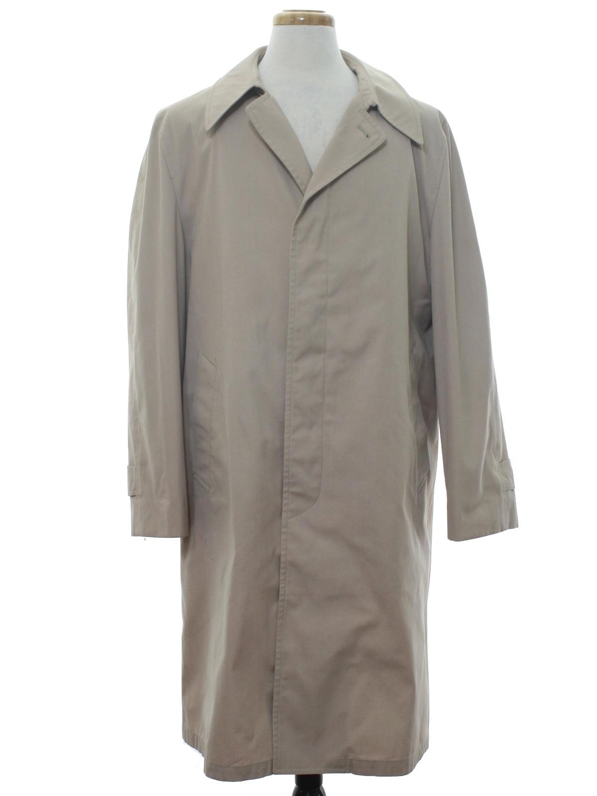 Retro Sixties Jacket: Late 60s -London Fog- Mens light tan cotton ...