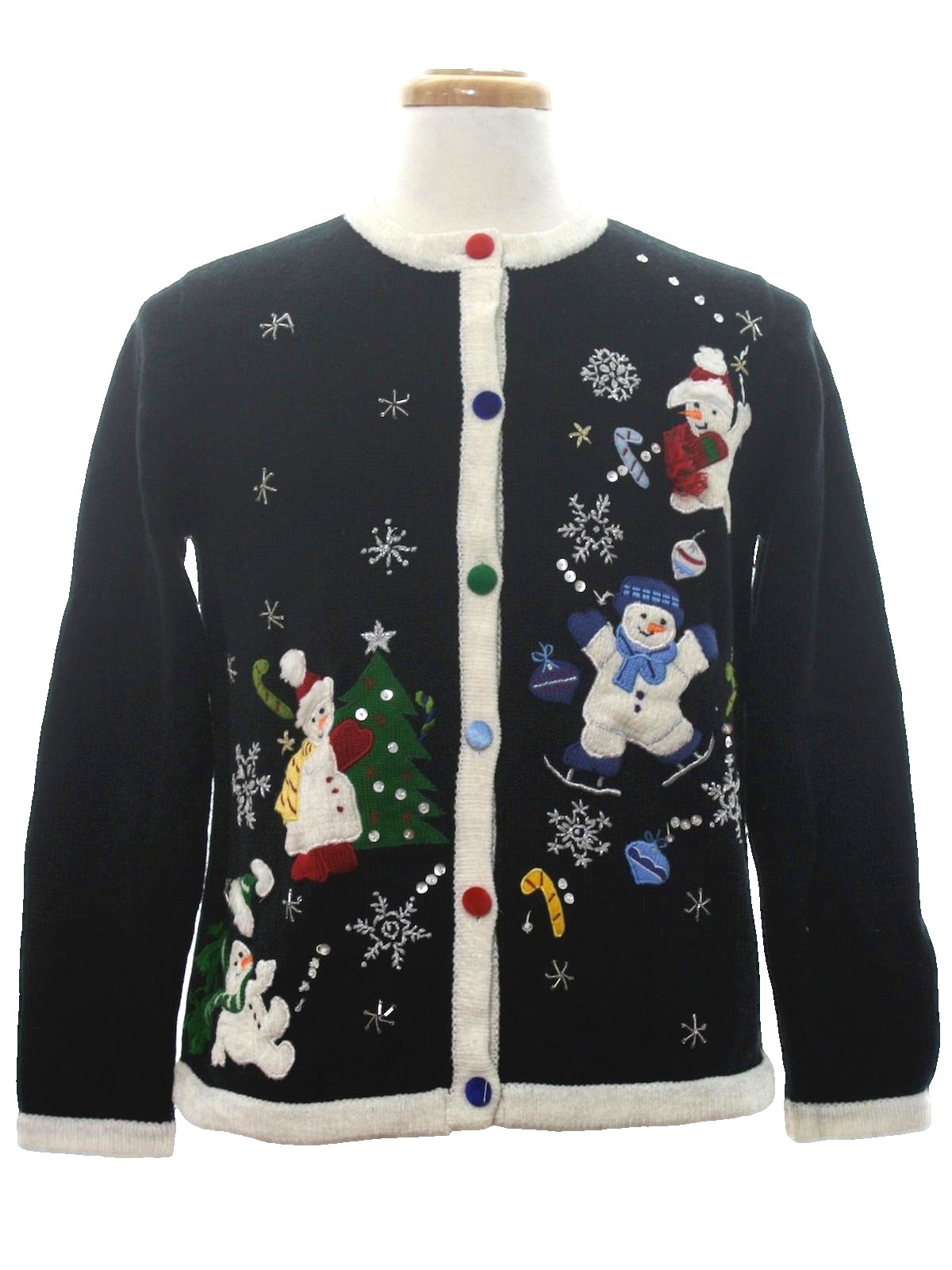 Womens Ugly Christmas Sweater: -All Points by Reference Point- Womens ...