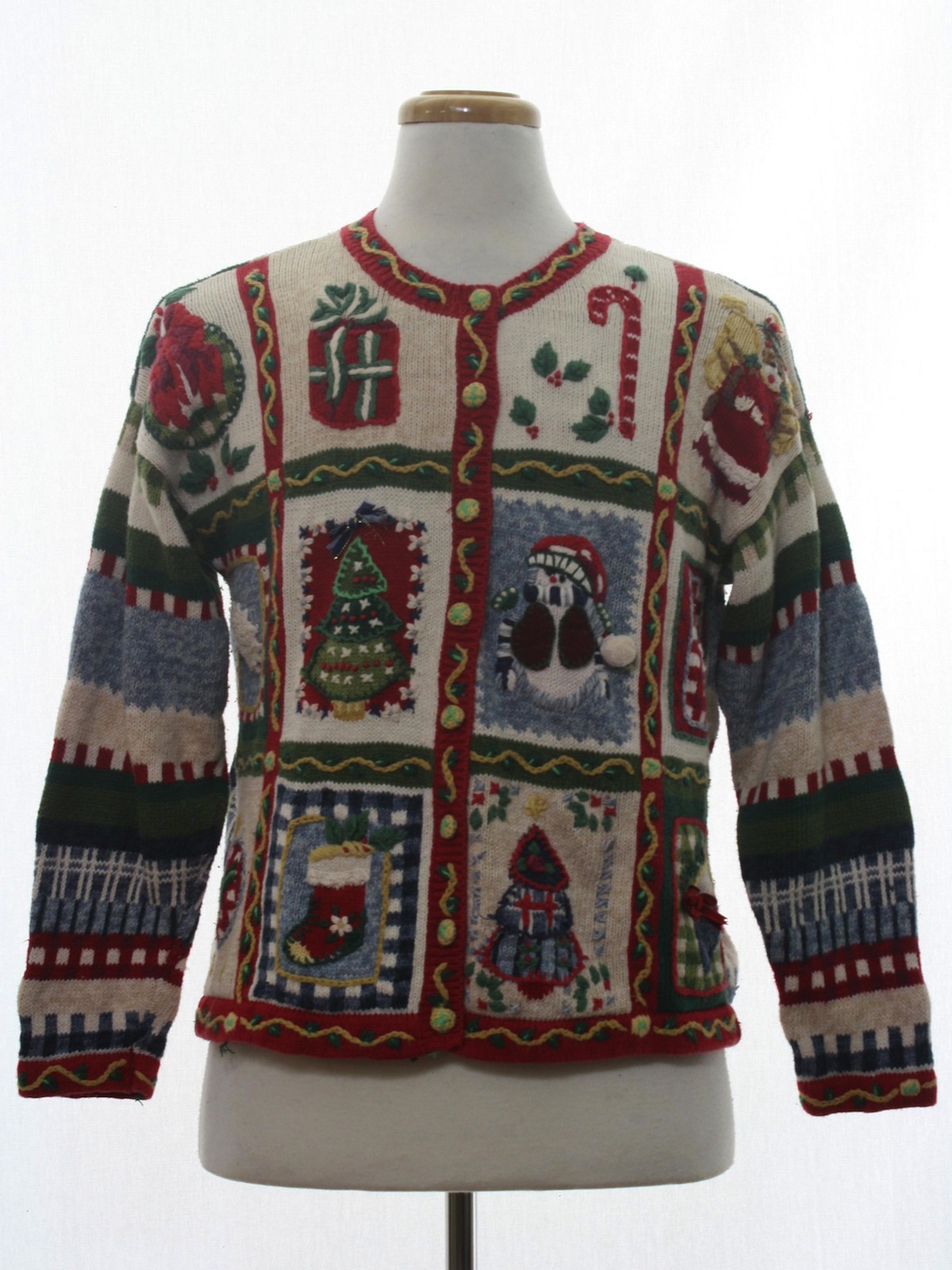 Womens Country Kitsch Ugly Christmas Sweater: -Heirloom Colectibles ...