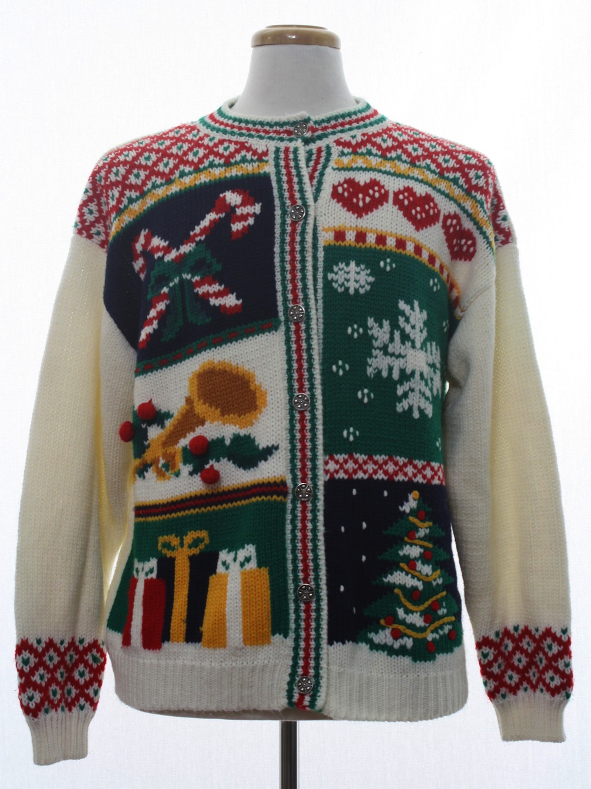 Retro Eighties Vintage Ugly Christmas Sweater: Late 80s or early 90s ...