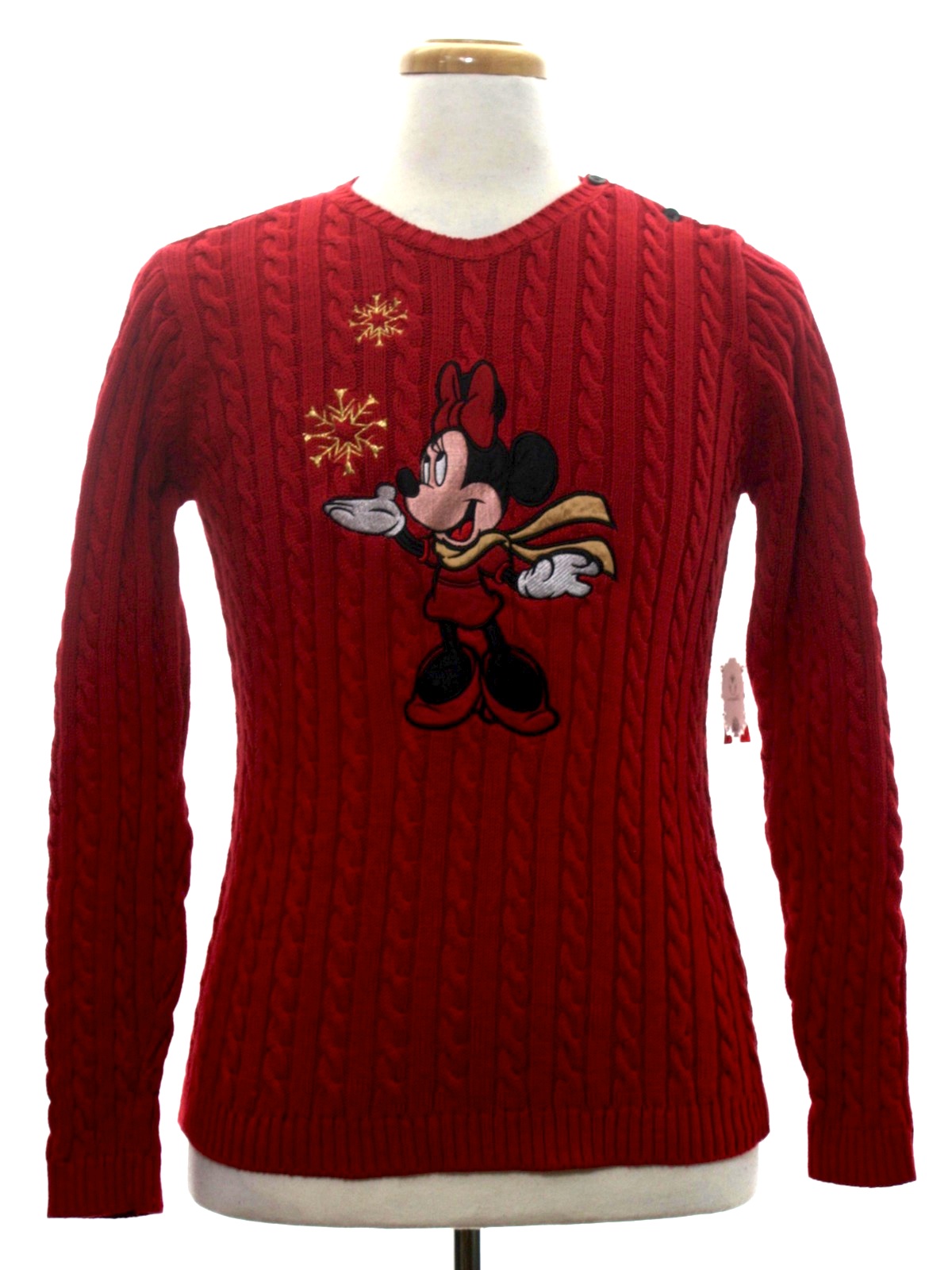 Womens or Girls Minnie Mouse Ugly Christmas Sweater Disney Store