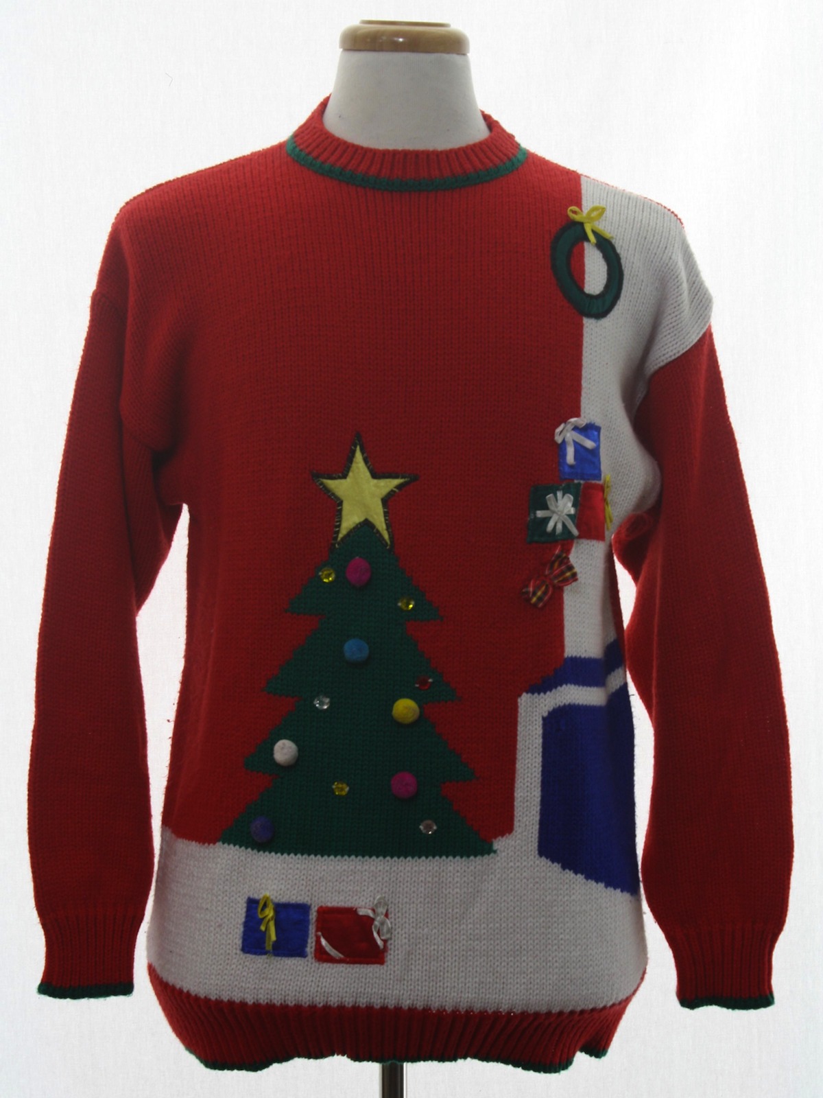 Vintage 1980's Vintage Ugly Christmas Sweater: 80s authentic vintage ...