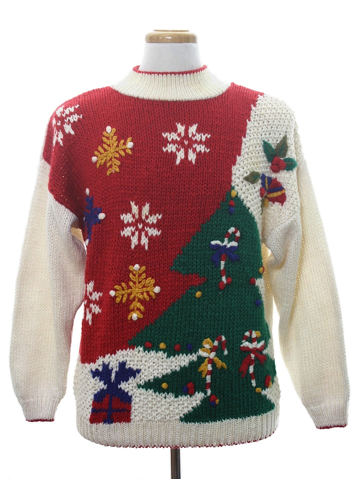 1980s Vintage Ugly Christmas Sweater: 80s authentic vintage -American ...