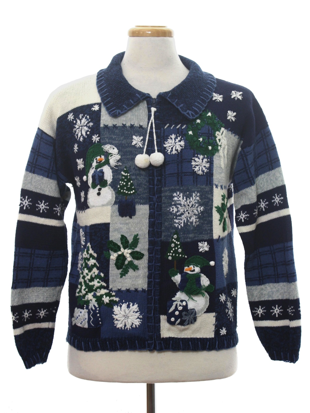 Ugly Christmas Sweater: -Carolina Colours- Unisex heathered blue ...