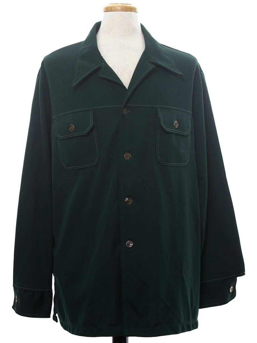 Seventies John Blair Jacket: 70s -John Blair- Mens Hunter green ...