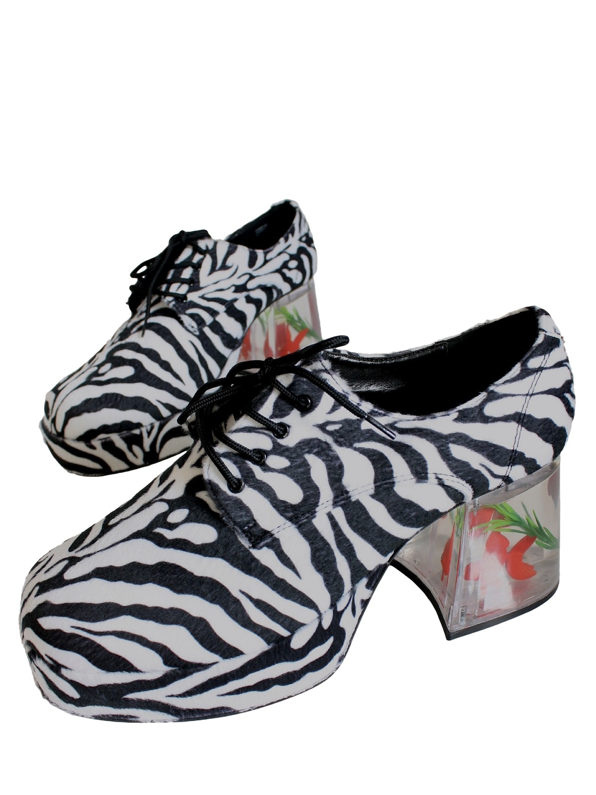 zebra pimp shoes