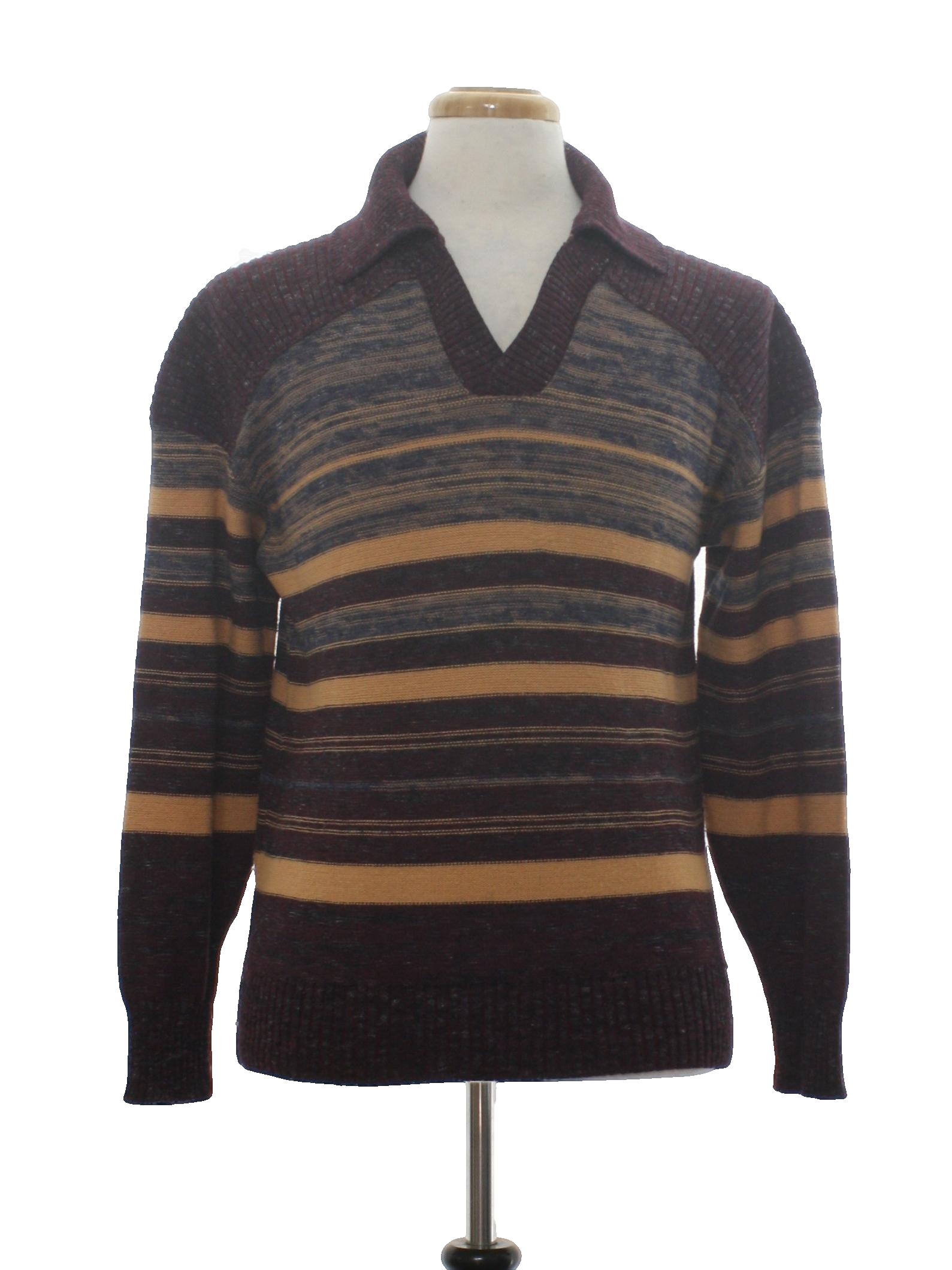 Retro 70s Sweater (Fabric Label) : 70s -Fabric Label- Mens heather ...