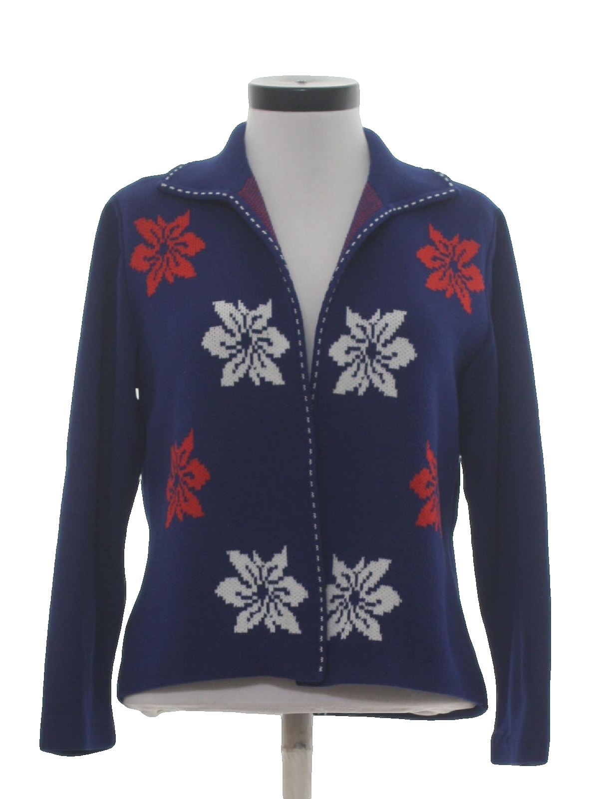 Vintage Union label Seventies Jacket: 70s -Union label- Womens cobalt ...