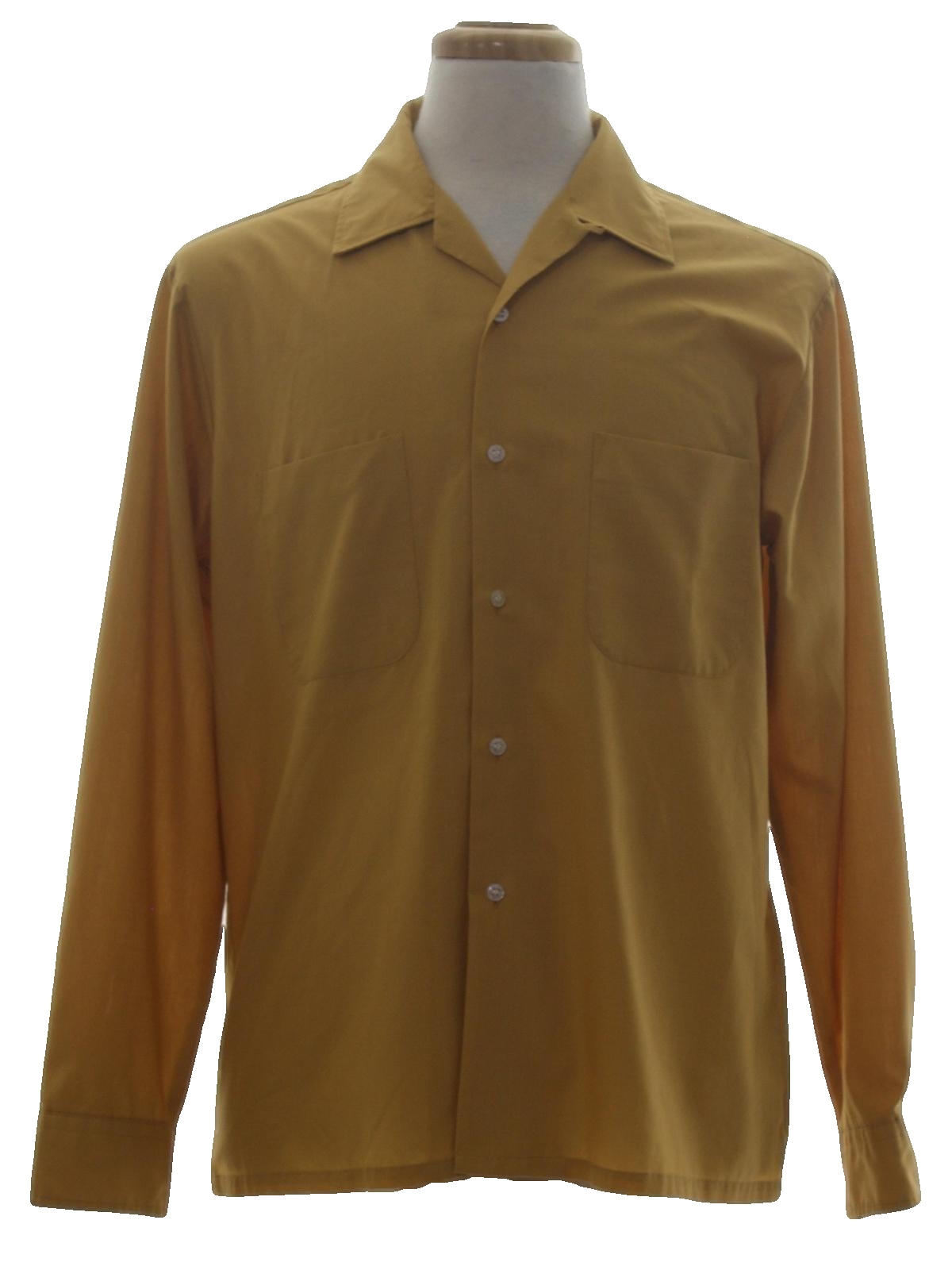 1960s Vintage Shirt: Late 60s or early 70s -Towncraft- Mens harvest ...