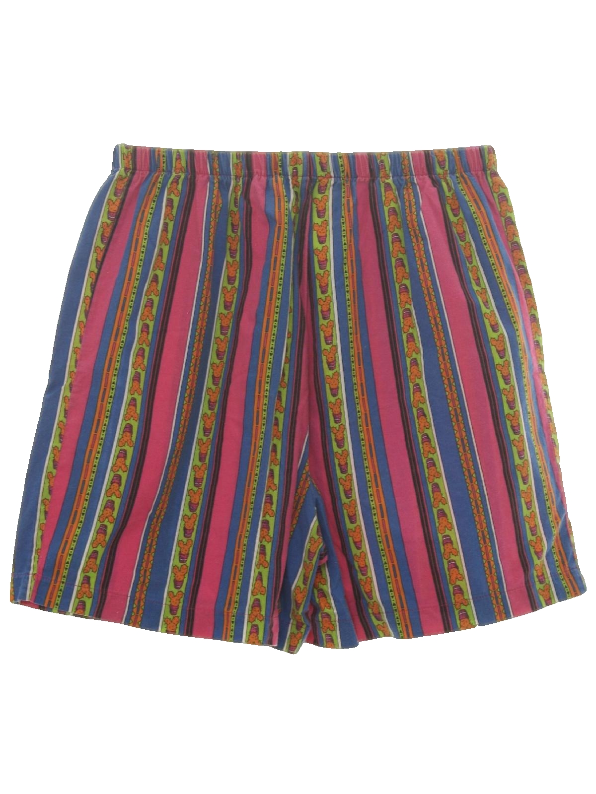 Retro 80's Shorts: 80s -Missing Label- Unisex pink, blue, black, white ...