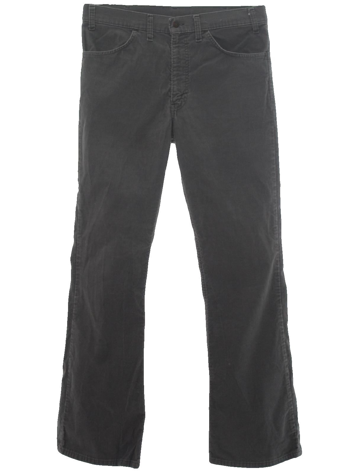 1970s Levis Flared Pants / Flares: 70s -Levis- Mens grey cotton ...