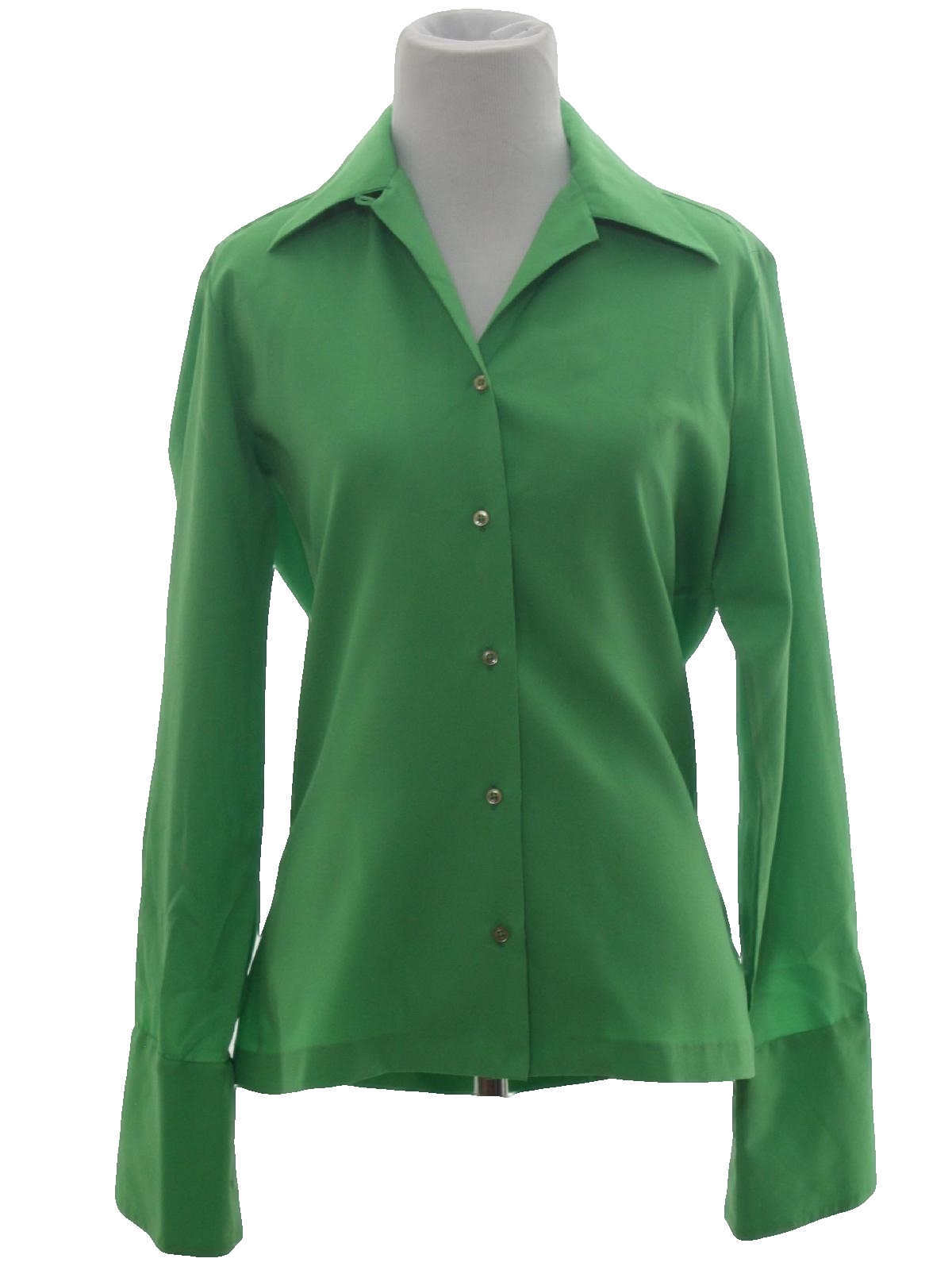 Vintage Adelaar Seventies Shirt: 70s -Adelaar- Womens bright lime ...