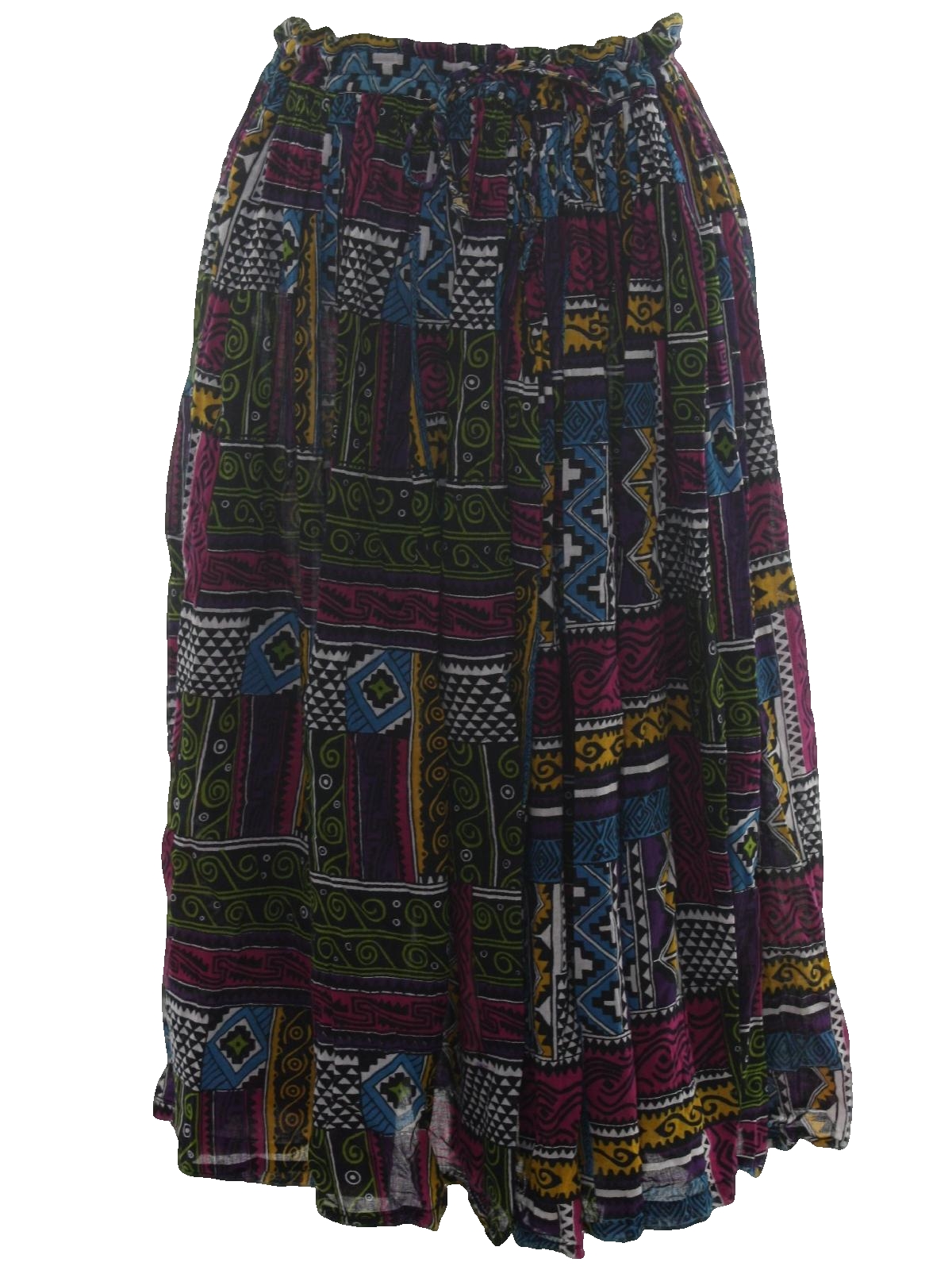 Retro 1990's Hippie Skirt (Missing Label) : 90s -Missing Label- Womens ...
