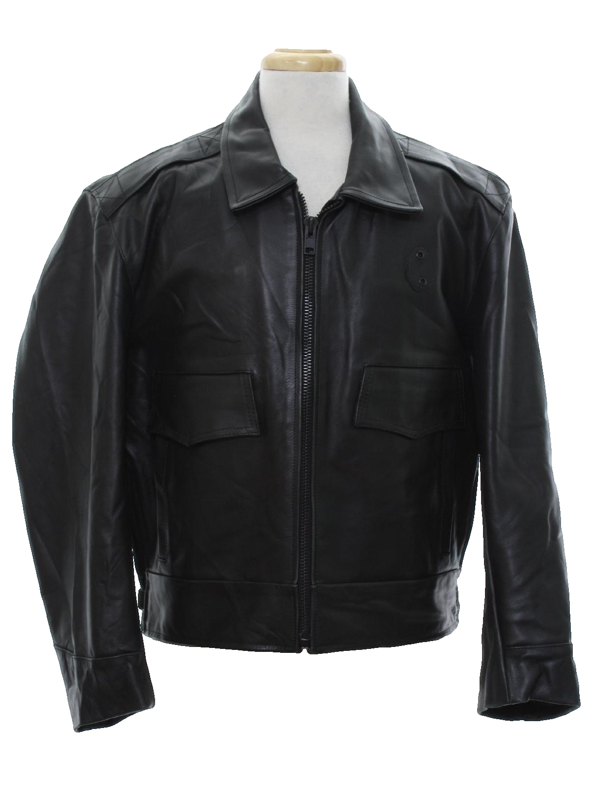 1980's Vintage Appalachian Leather Works Leather Jacket: Late 80s or ...