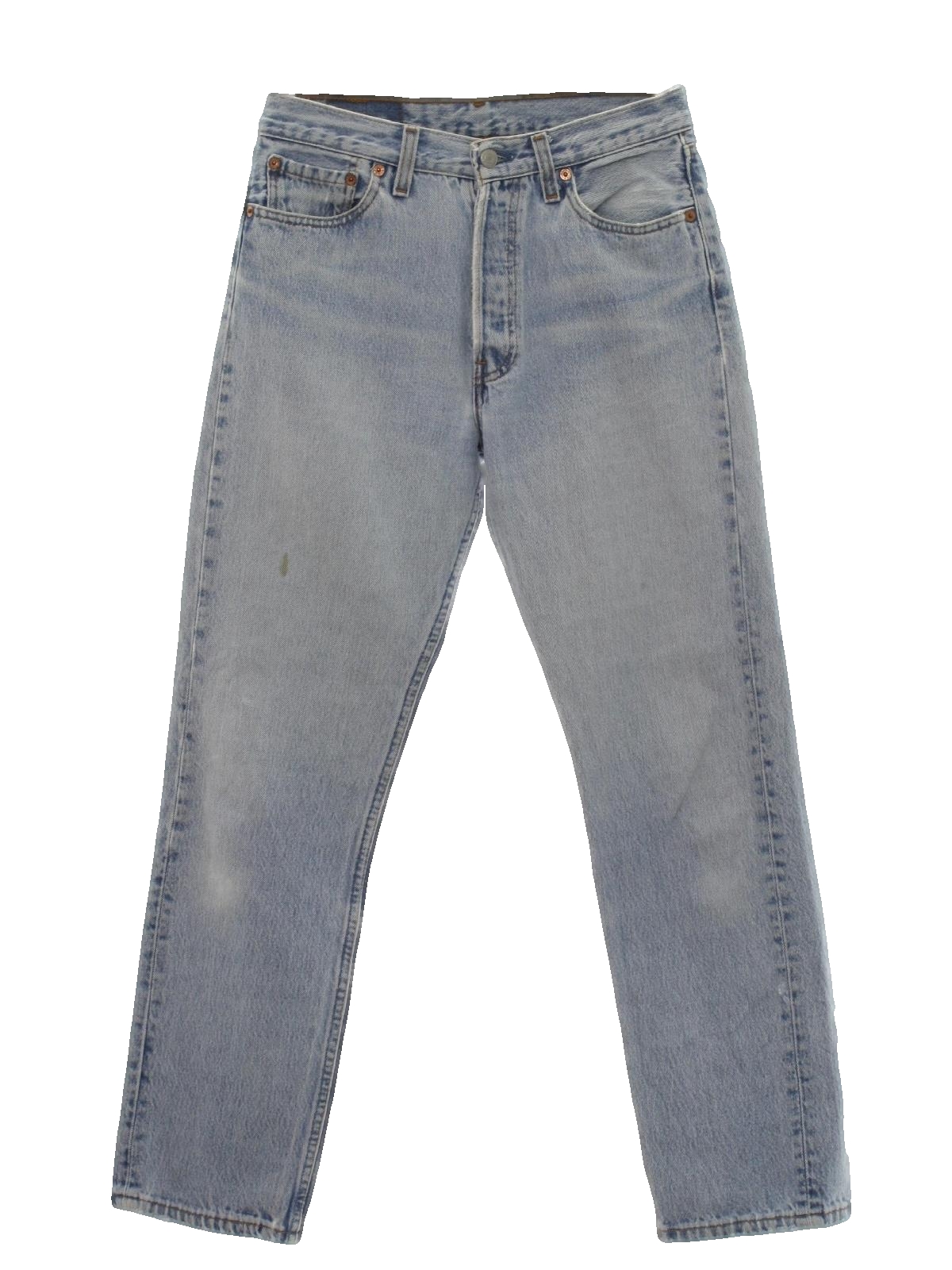 80's Pants: 80s Levis 501- Mens stone washed slightly worn blue cotton ...