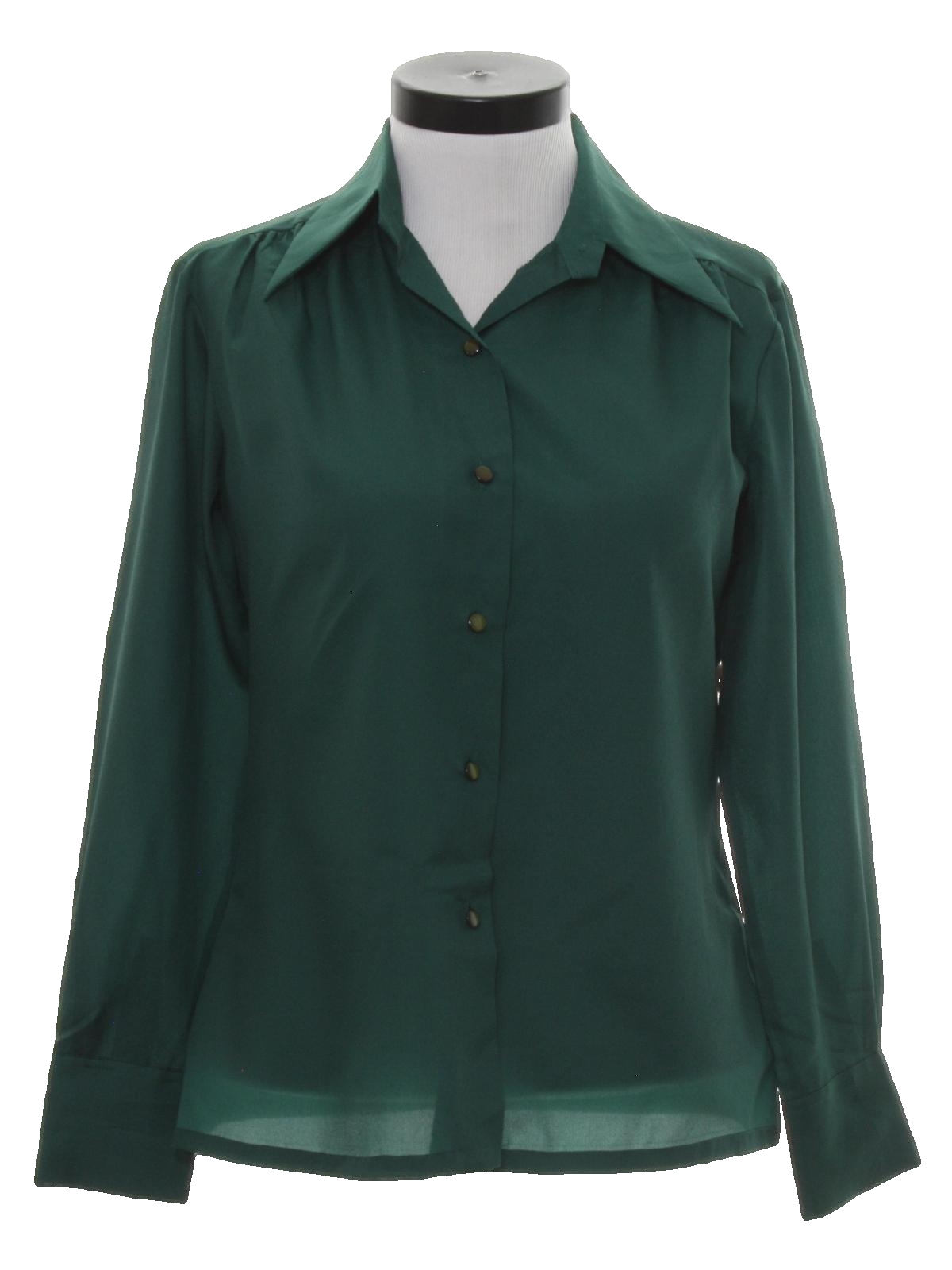 Retro 70s Shirt (K) : 70s -K-Mart- Womens hunter green background ...