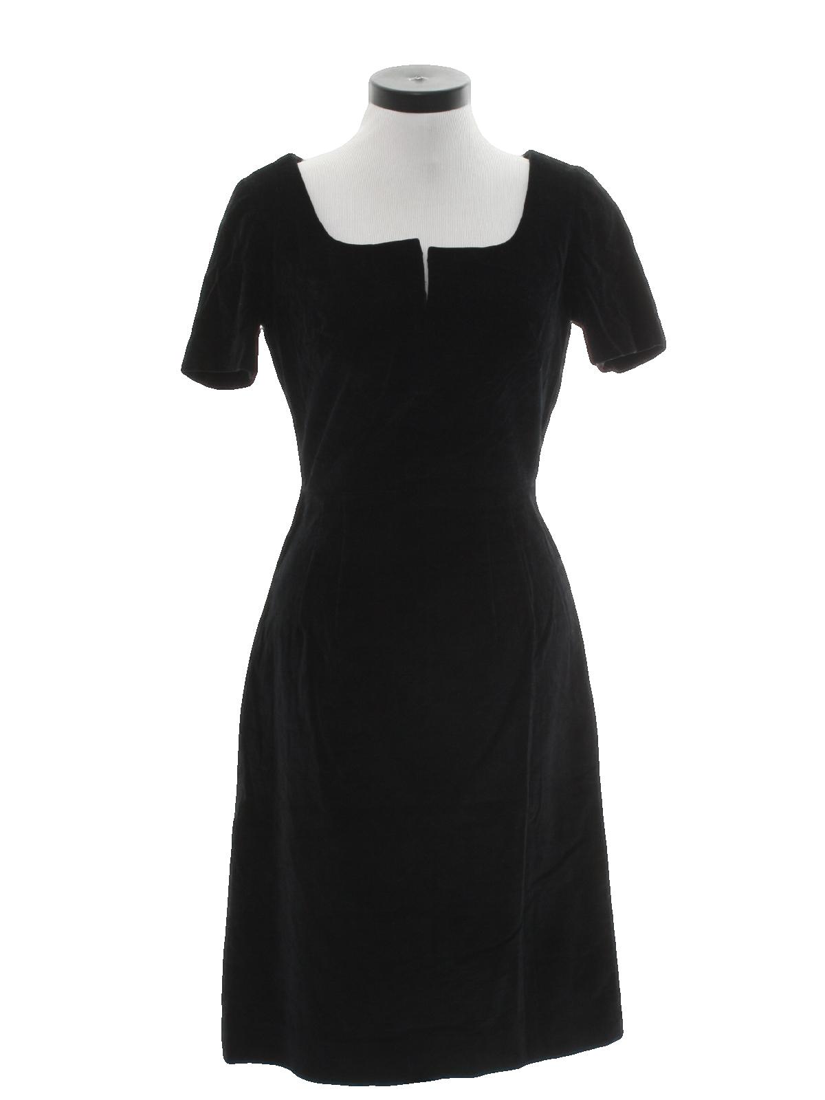 60s Cocktail Dress (Missing Label): 60s -Missing Label- Womens black ...