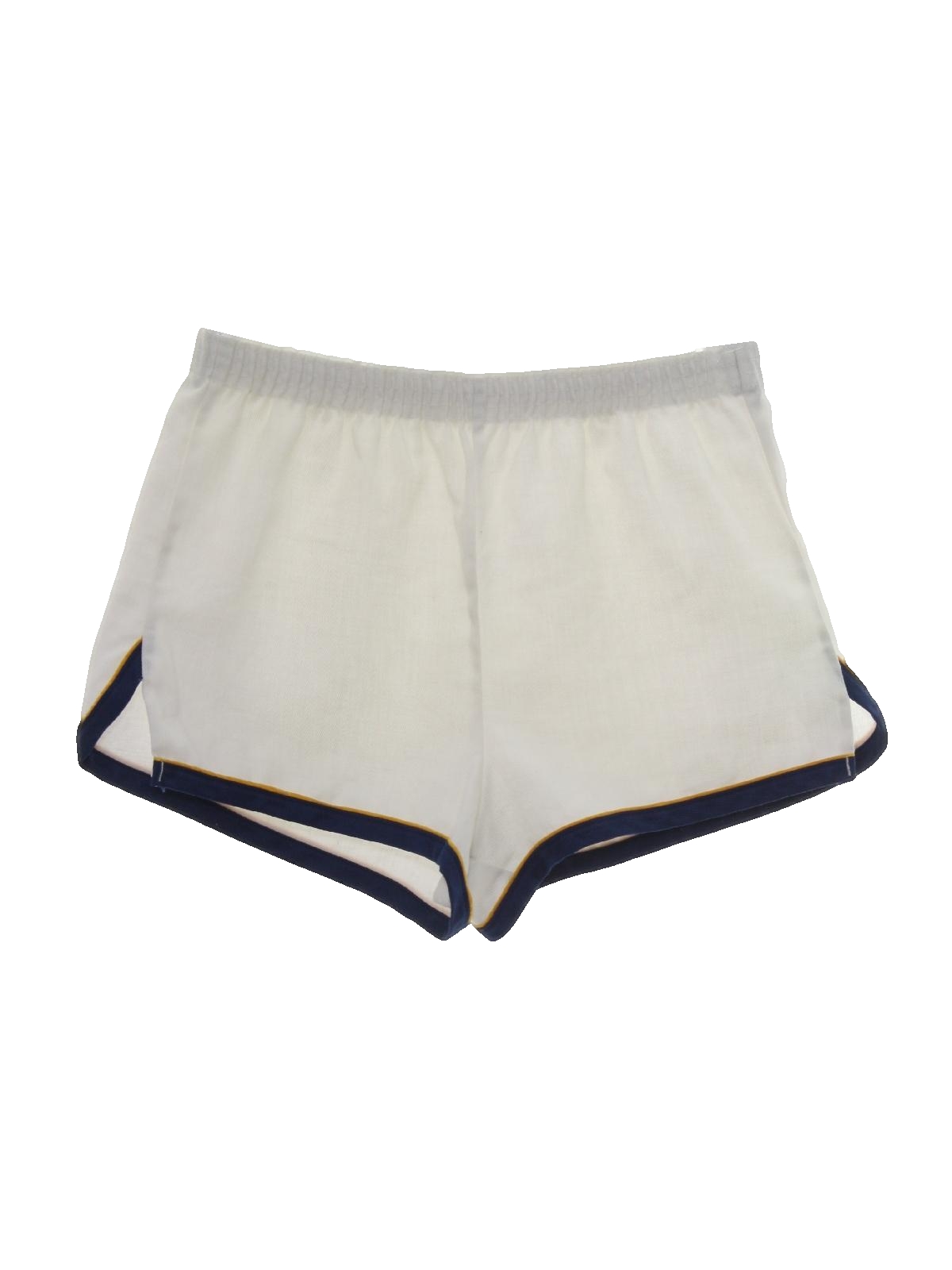 Eighties Vintage Shorts: 80s -Downerwear- Mens white background with ...