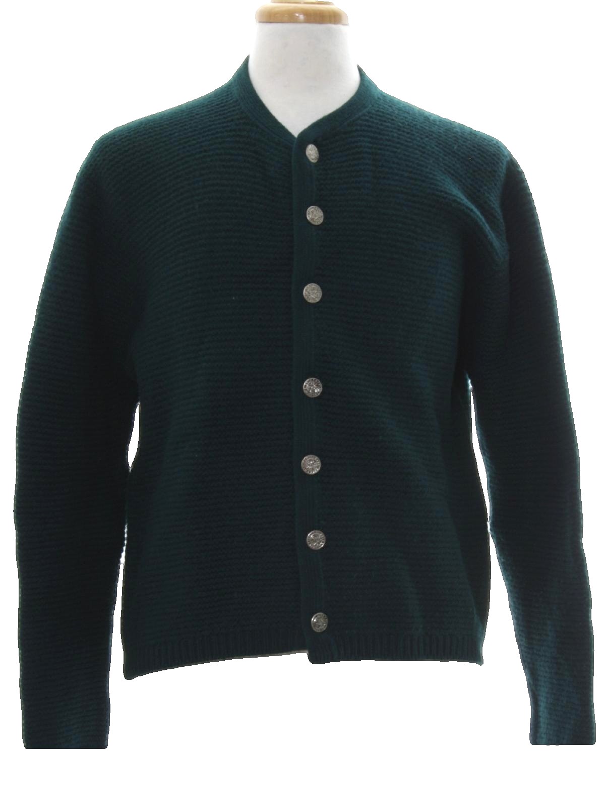 Retro 1960's Sweater (Jantzen) : 60s -Jantzen- Mens dark green ...