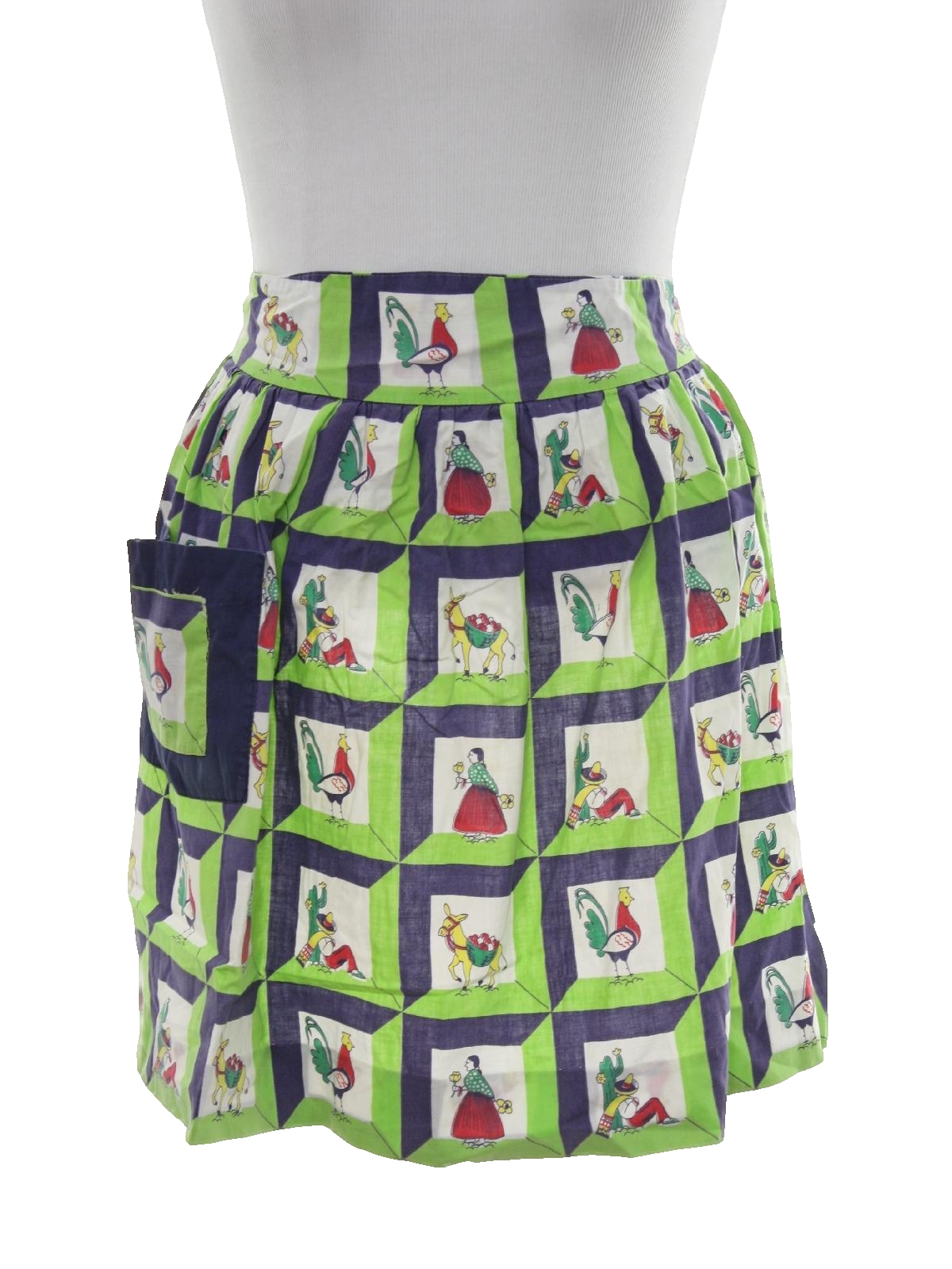 Retro 1960's Apron (Home Sewn) : 60s -Home Sewn- Aprons can be used as ...