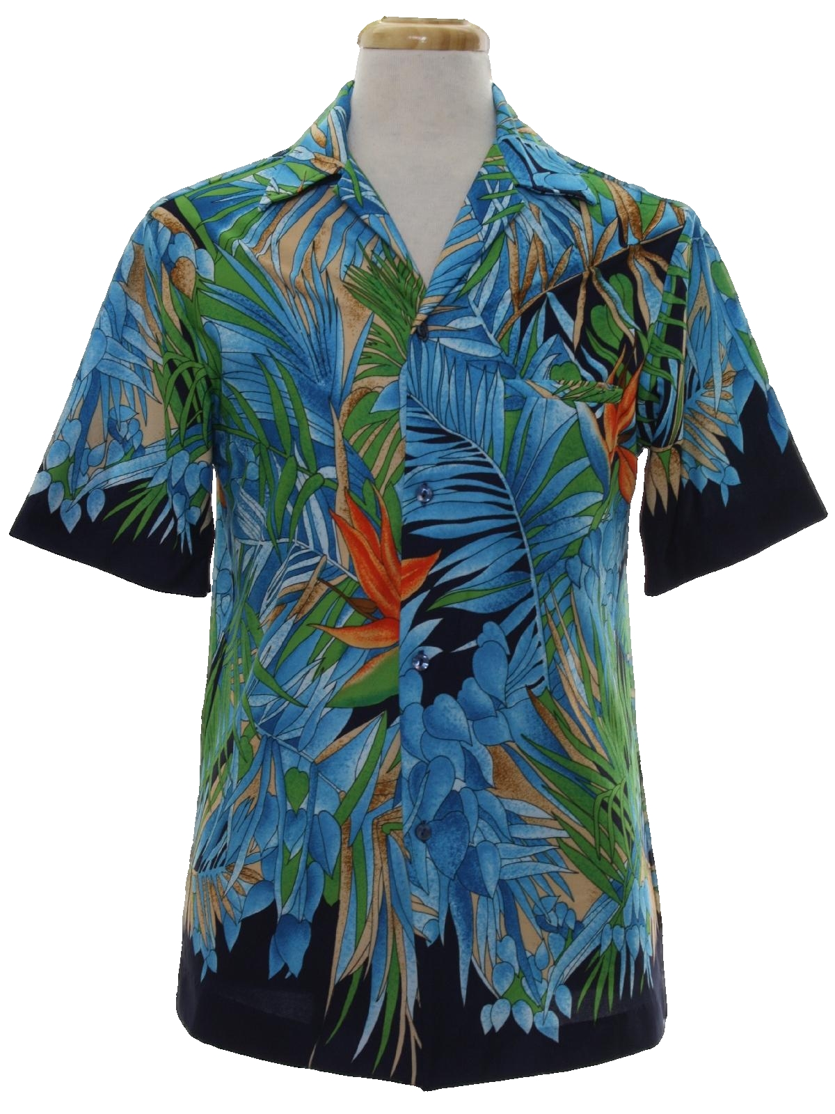 70s Hawaiian Shirt (Royal Palm Hawaii): 70s -Royal Palm Hawaii- Mens ...