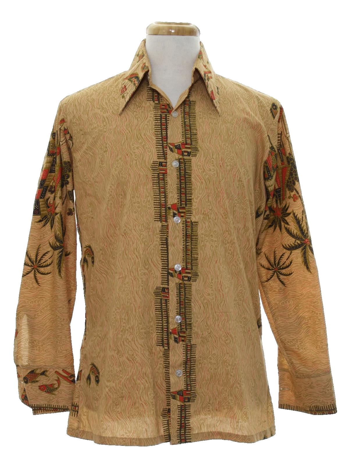 mens 60s button down shirts