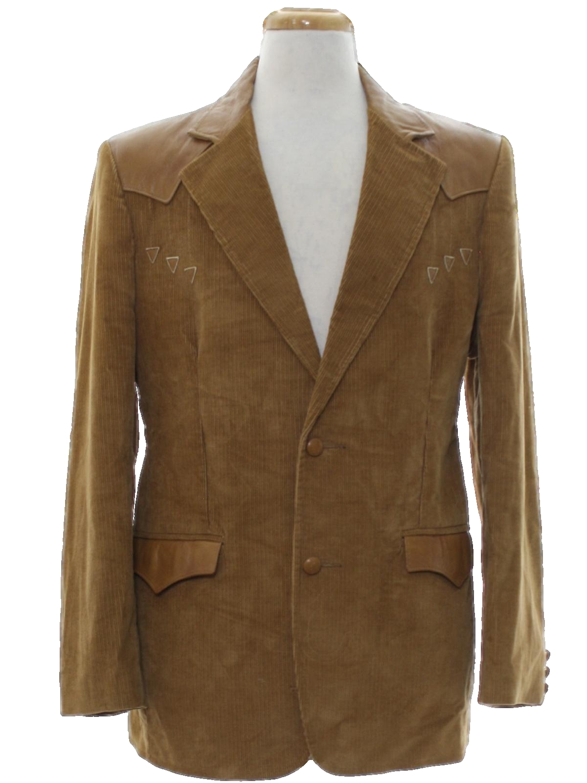 Retro 70's Jacket: 70s -Pioneerwear- Mens tan background cotton ...