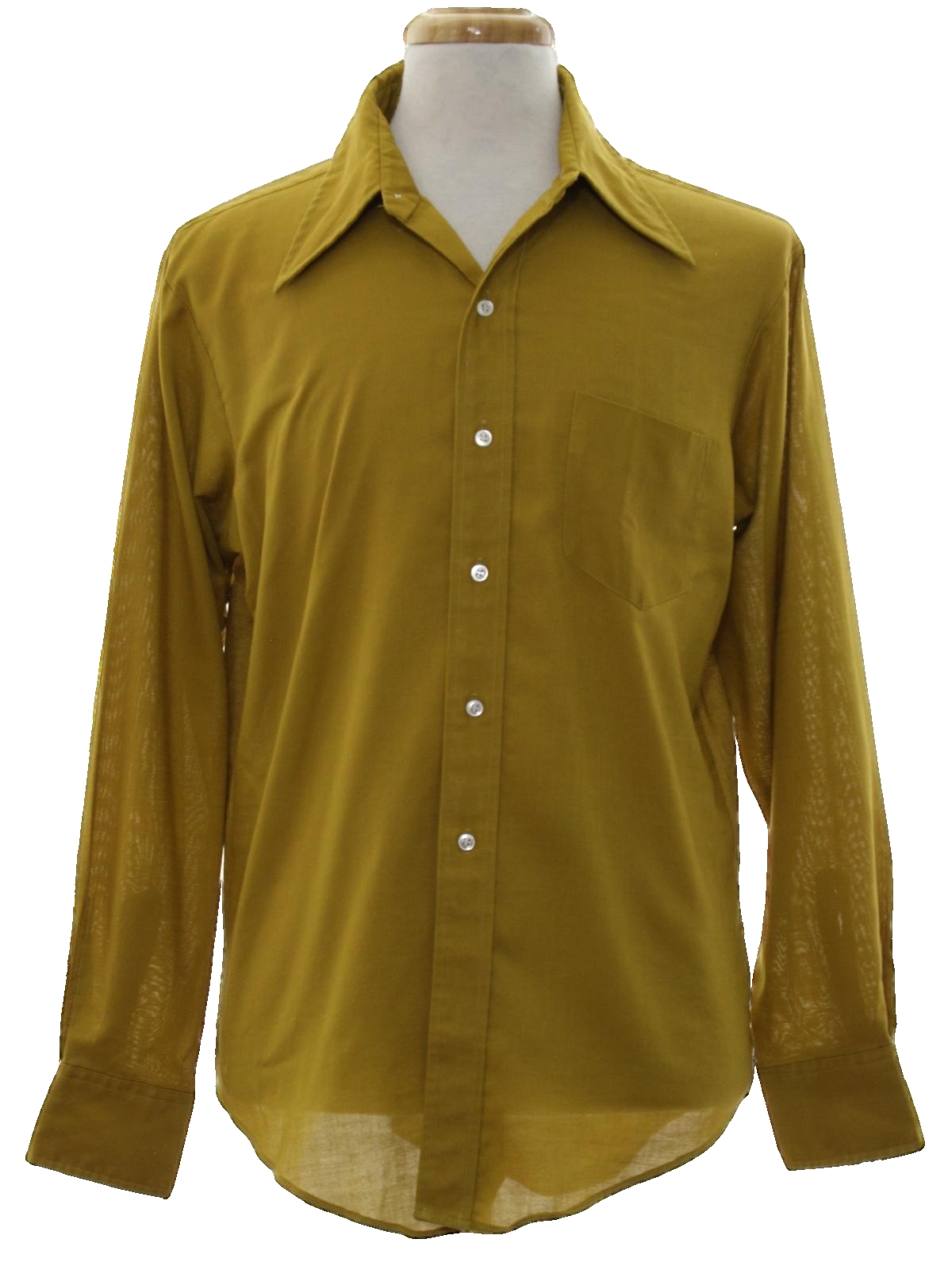 70's National Shirt Shops Shirt: 70s -National Shirt Shops- Mens dark ...
