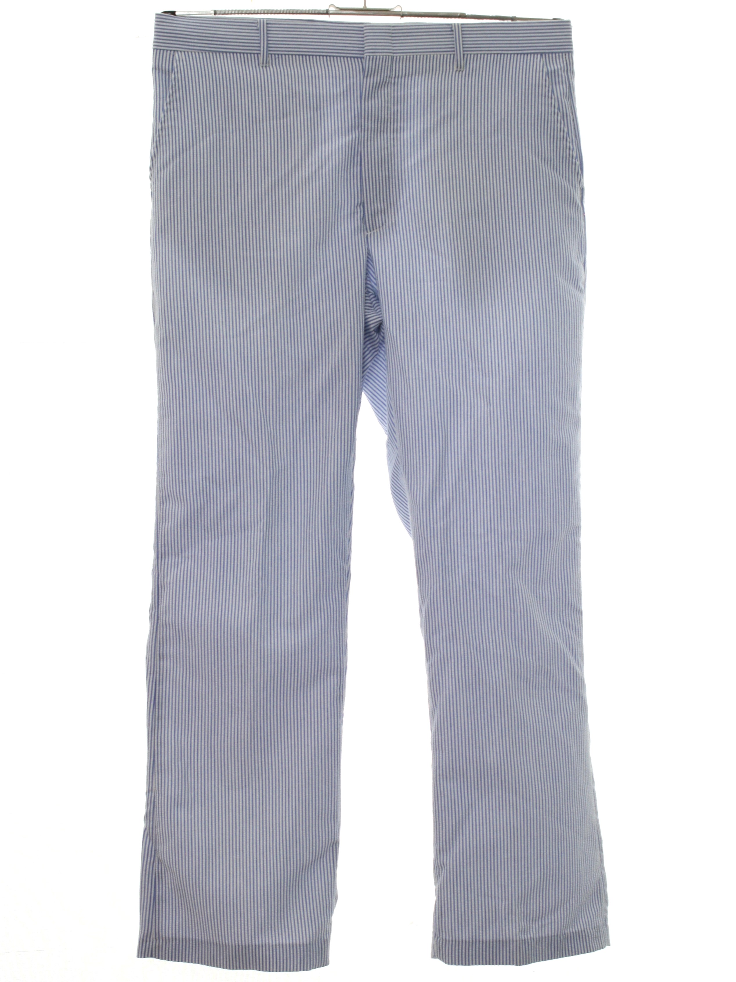 70s Pants (Blair): 70s -Blair- Mens White And Blue Summer Weight ...